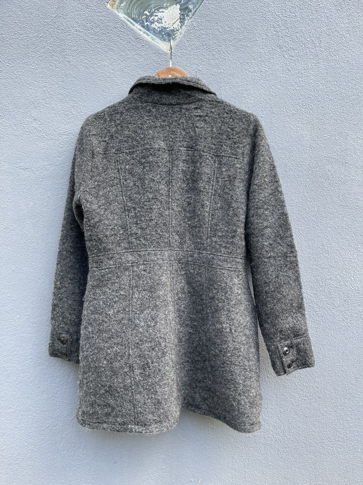 Designer Mayson Grey Wool-Blend Mid-Length Coat - Size 2 Size S / US 4 / IT 40 - 9 Thumbnail
