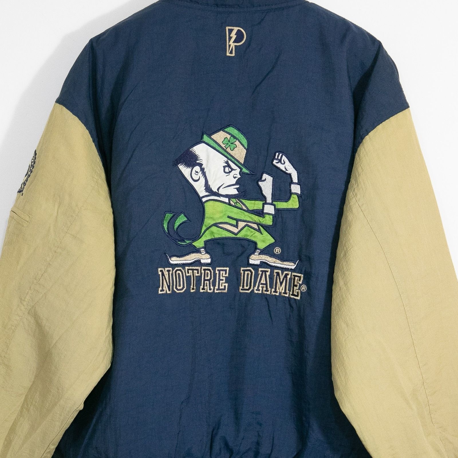 Pro Player Vintage 90s Notre Dame Pro Player Puffer Jacket Mens XL Size US XL / EU 56 / 4 - 2 Thumbnail