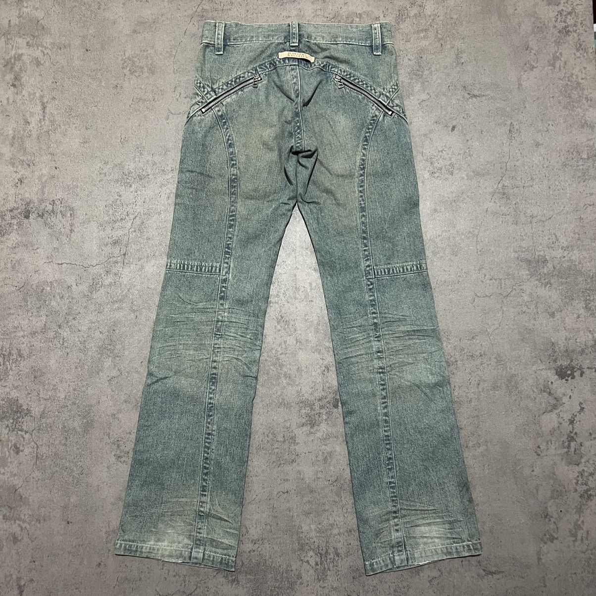 Jean Paul Gaultier Jean's Paul Gaultier Multi Panel Bootcut Jeans Size 30" / US 8 / IT 44 - 7 Thumbnail