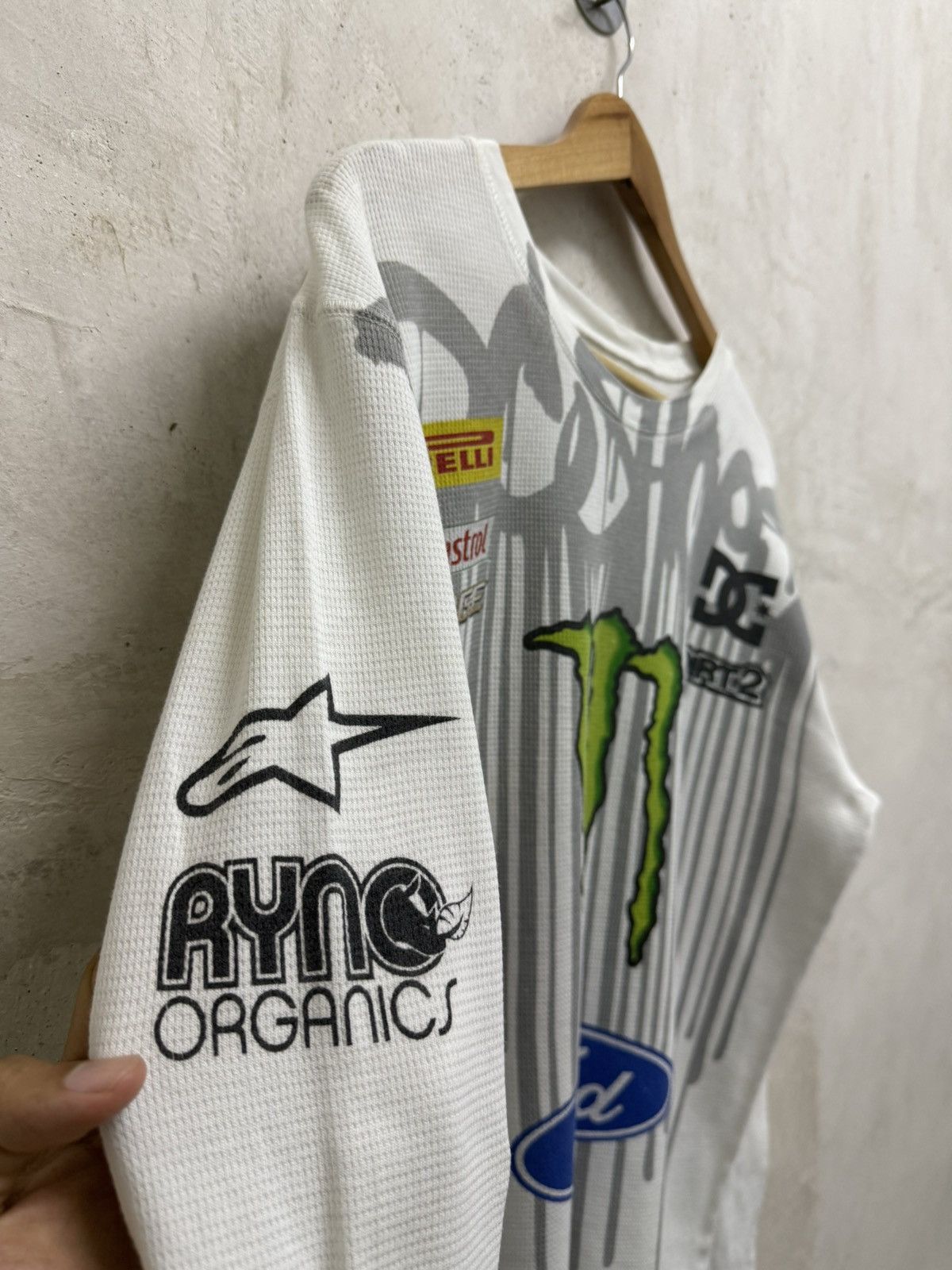 DC 2000s Dc Shoe x Ken Block 43 x Monster Energy Waffle LS Tees Size US M / EU 48-50 / 2 - 6 Thumbnail