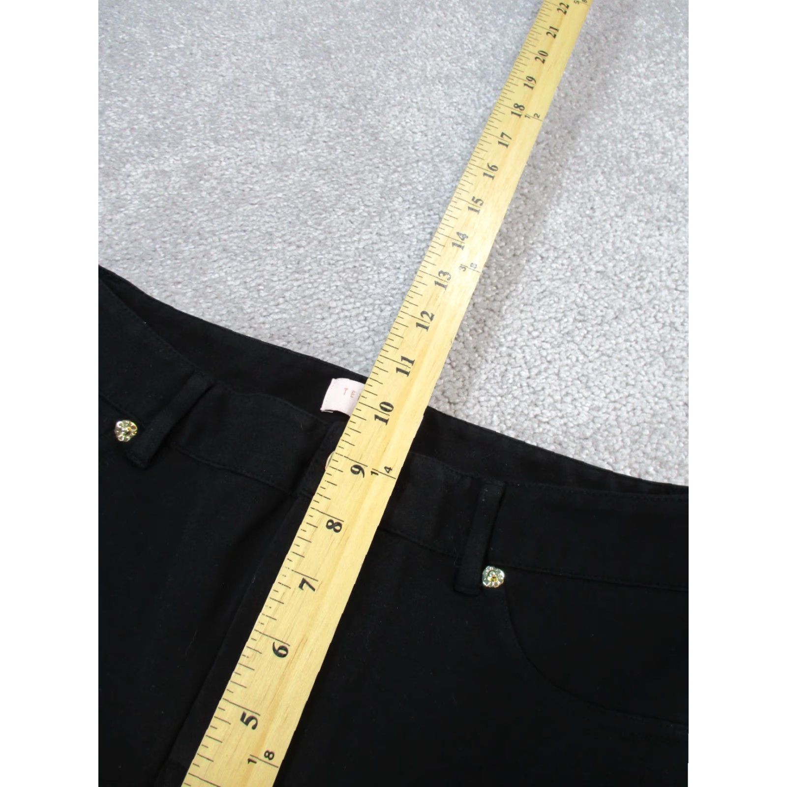 Ted Baker VINTAGE Ted Baker Women’s Pants Skinny Ankle Black Size 2 Stretch Polyamide Spandex Viscose Size 26" / US 2 / IT 38 - 7 Thumbnail