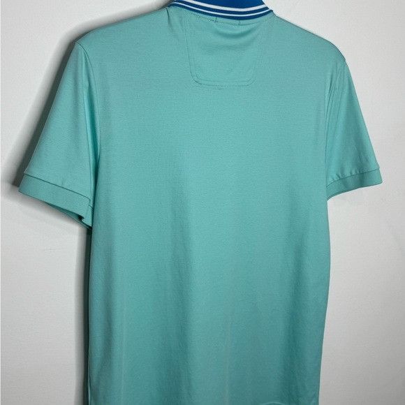 Hugo Boss Hugo Boss Paule 1 Slim Fit Luxury Cotton Polo Shirt Blue Gre Size US M / EU 48-50 / 2 - 5 Thumbnail