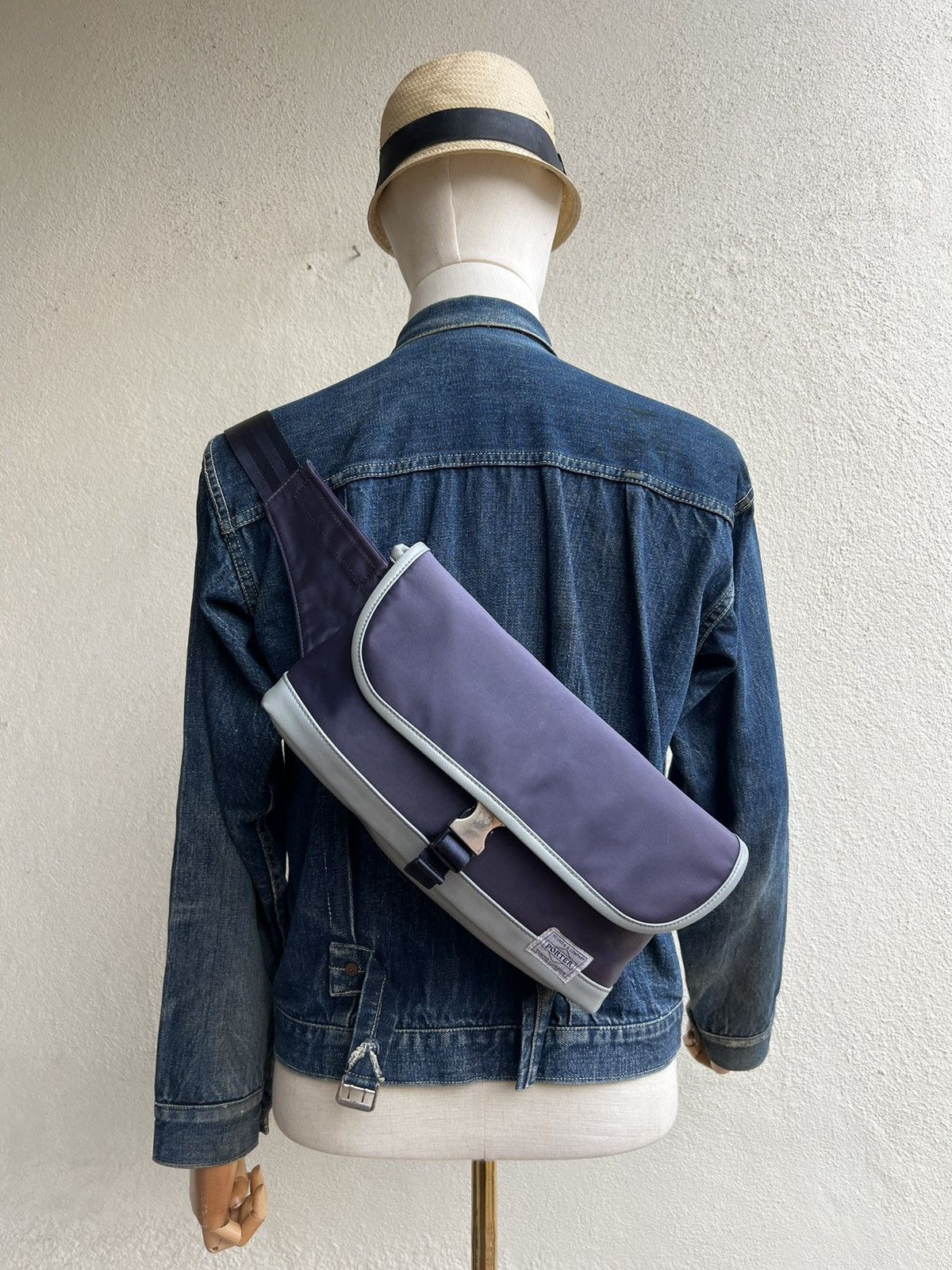Porter Porter Yoshida X Sac’ s Bar Fade Tarpaulin Chest Waist Bag Size ONE SIZE - 2 Thumbnail