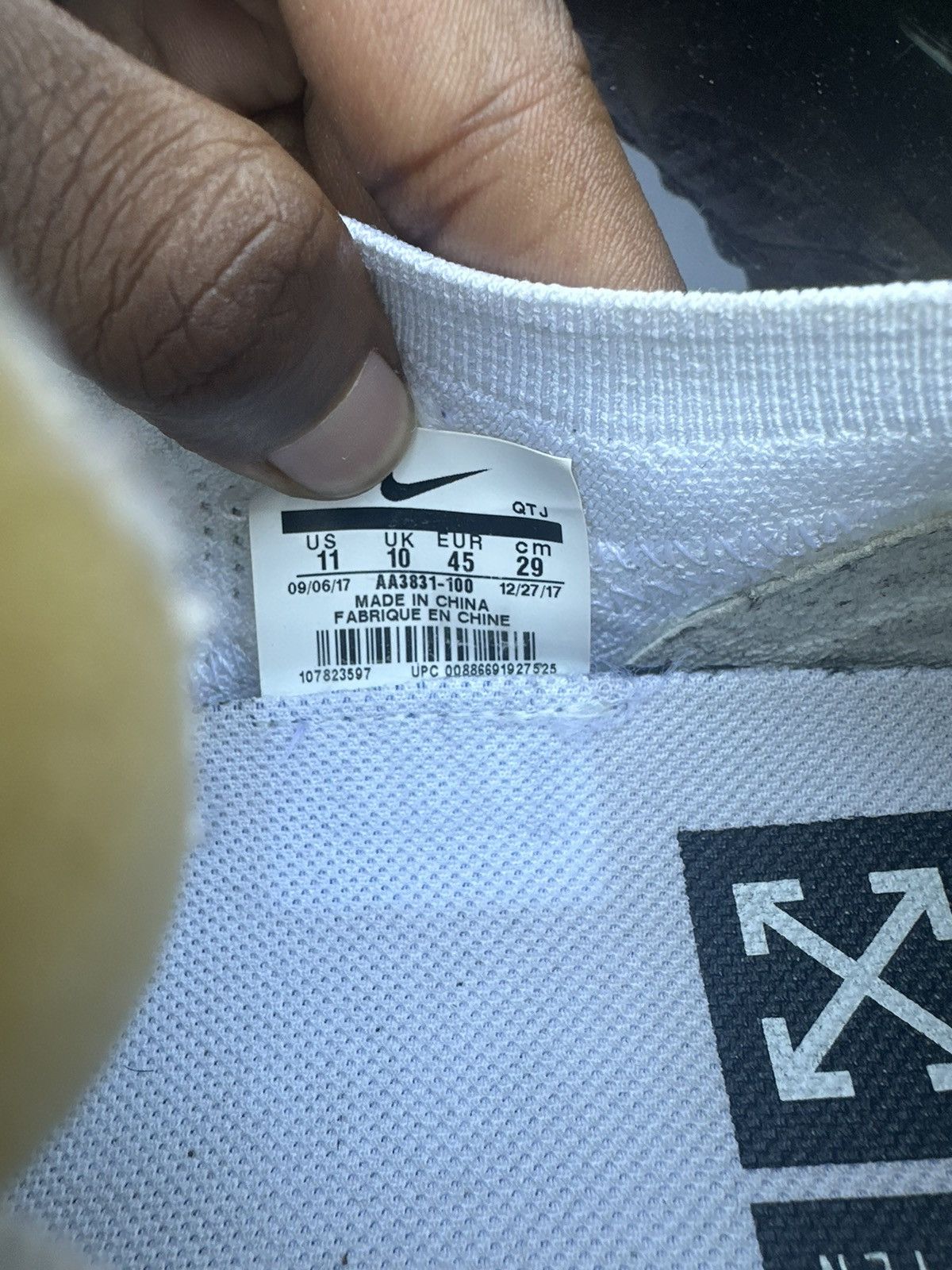 Off-White Off White VaporMax Part 2 Size US 11 / EU 44 - 5 Thumbnail