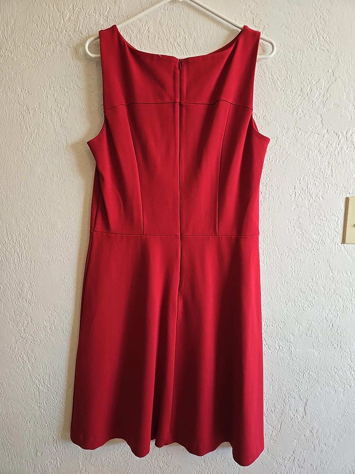Brooks Brothers Brooks Brothers Womens Sz 12 A-Line Dress Sleeveless Red NEW Size M / US 6-8 / IT 42-44 - 4 Thumbnail