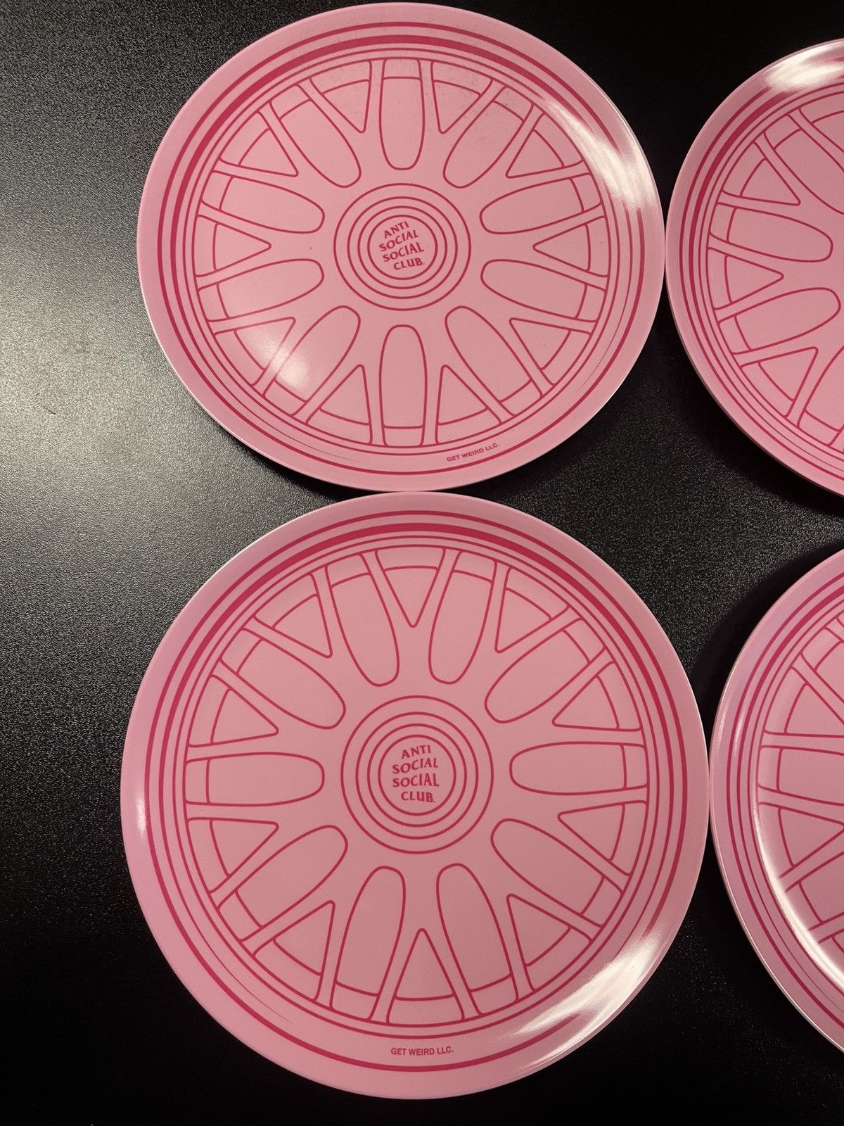 Anti Social Social Club Anti Social Social Club ASSC Track Speed Plates Size ONE SIZE - 2 Thumbnail