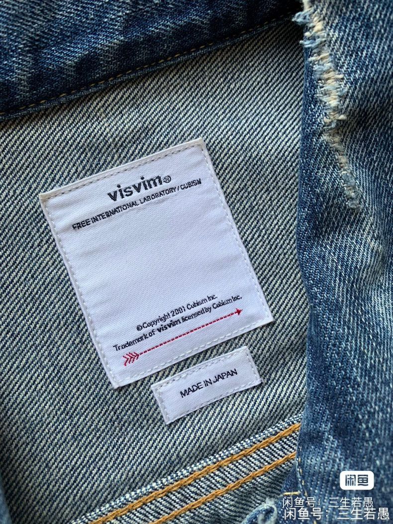 Visvim visvim 18aw Jumbo Splash Ink Heavy Wash Damage Made Old Den Size US M / EU 48-50 / 2 - 2 Thumbnail