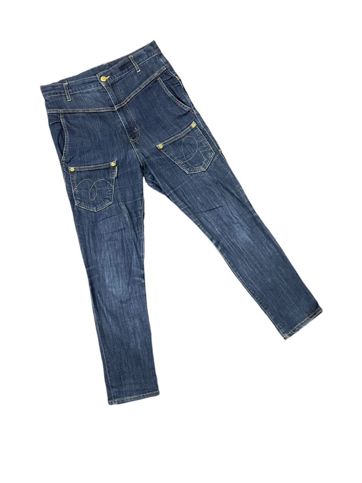 Issey Miyake Mercibeaucoup Issey Miyake Drop Crotch Jeans Size US 30 / EU 46 - 5 Thumbnail