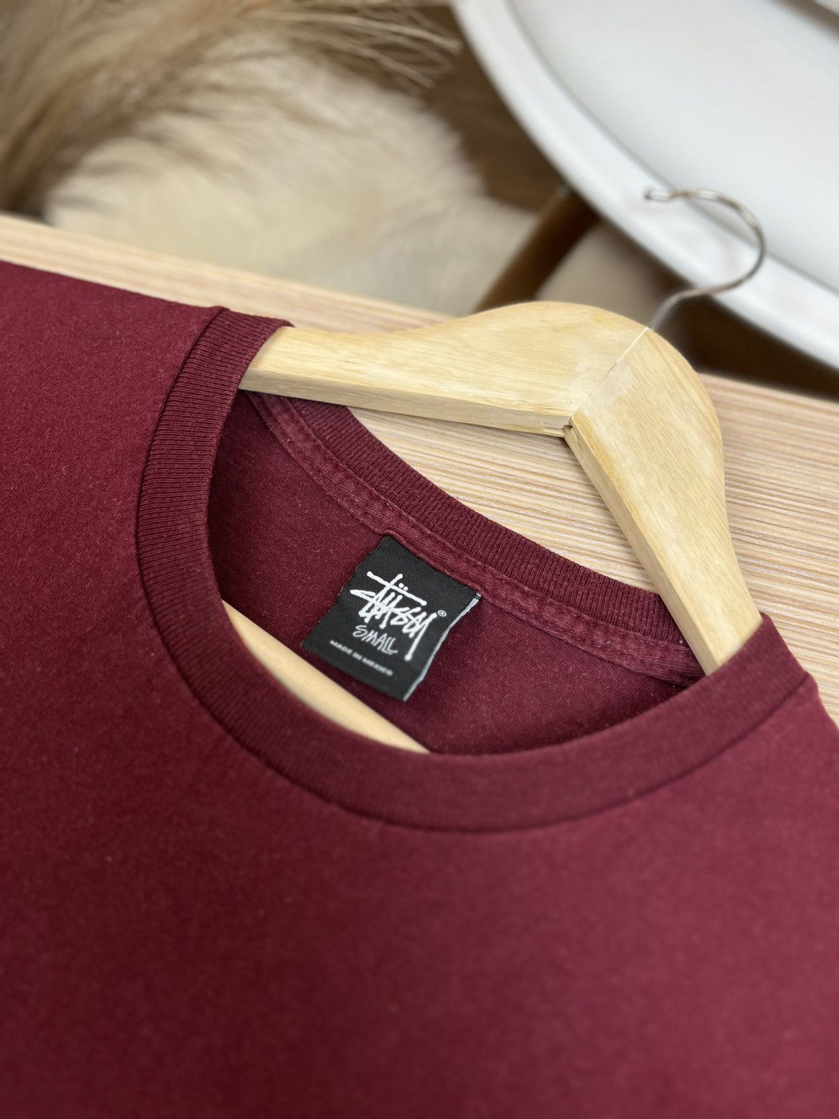 Stussy × Vintage Vintage Stussy Tee Shirt Big Logo Size US S / EU 44-46 / 1 - 5 Thumbnail