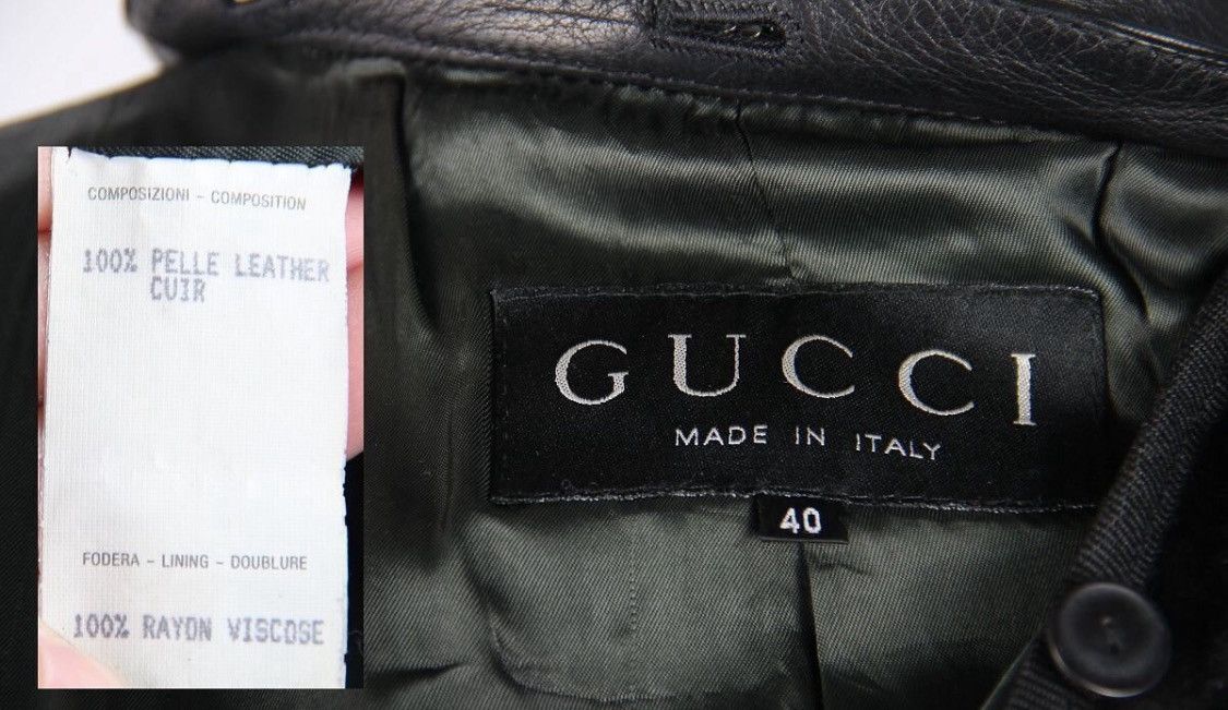 Gucci Gucci 1997 Fur Lining Leather Biker Coat Jacket by Tom Ford Size S / US 4 / IT 40 - 5 Thumbnail