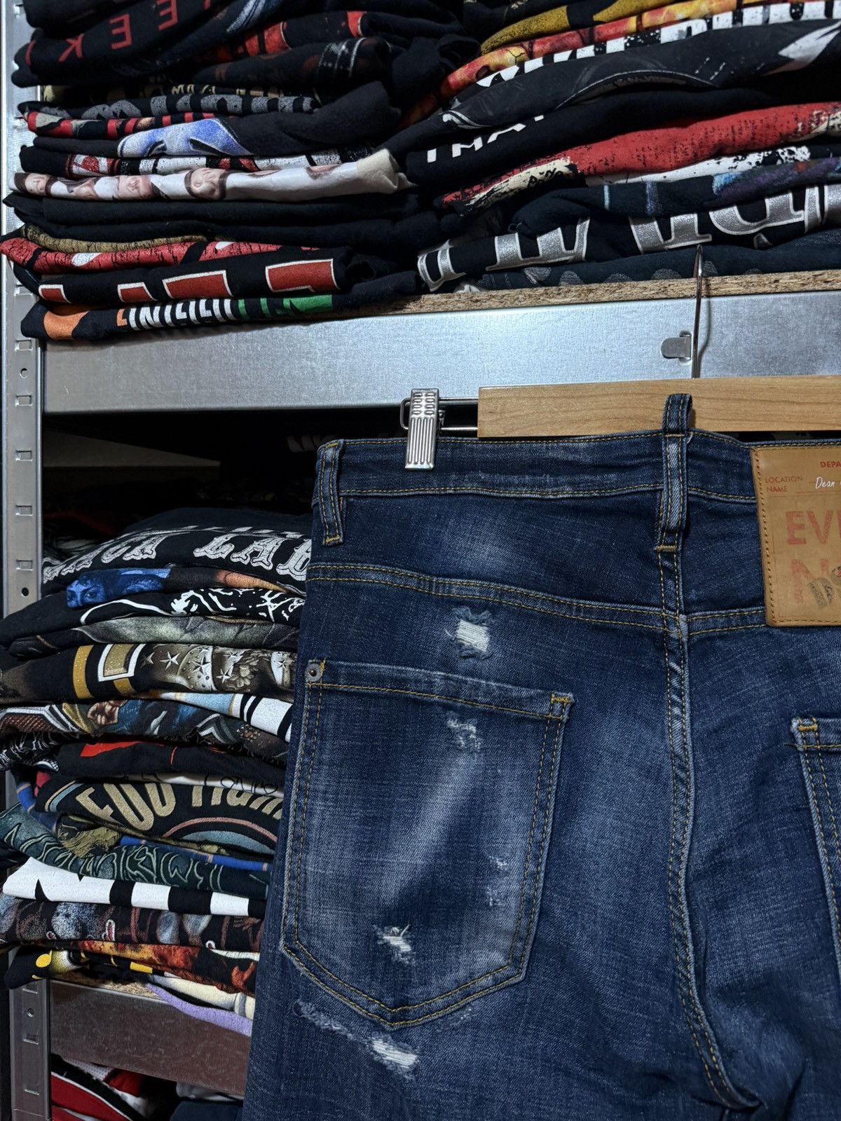 Dsquared2 Rare Luxury Dsquared2 Distressed Denim Navy Jeans Y2K Hype Size US 30 / EU 46 - 5 Thumbnail
