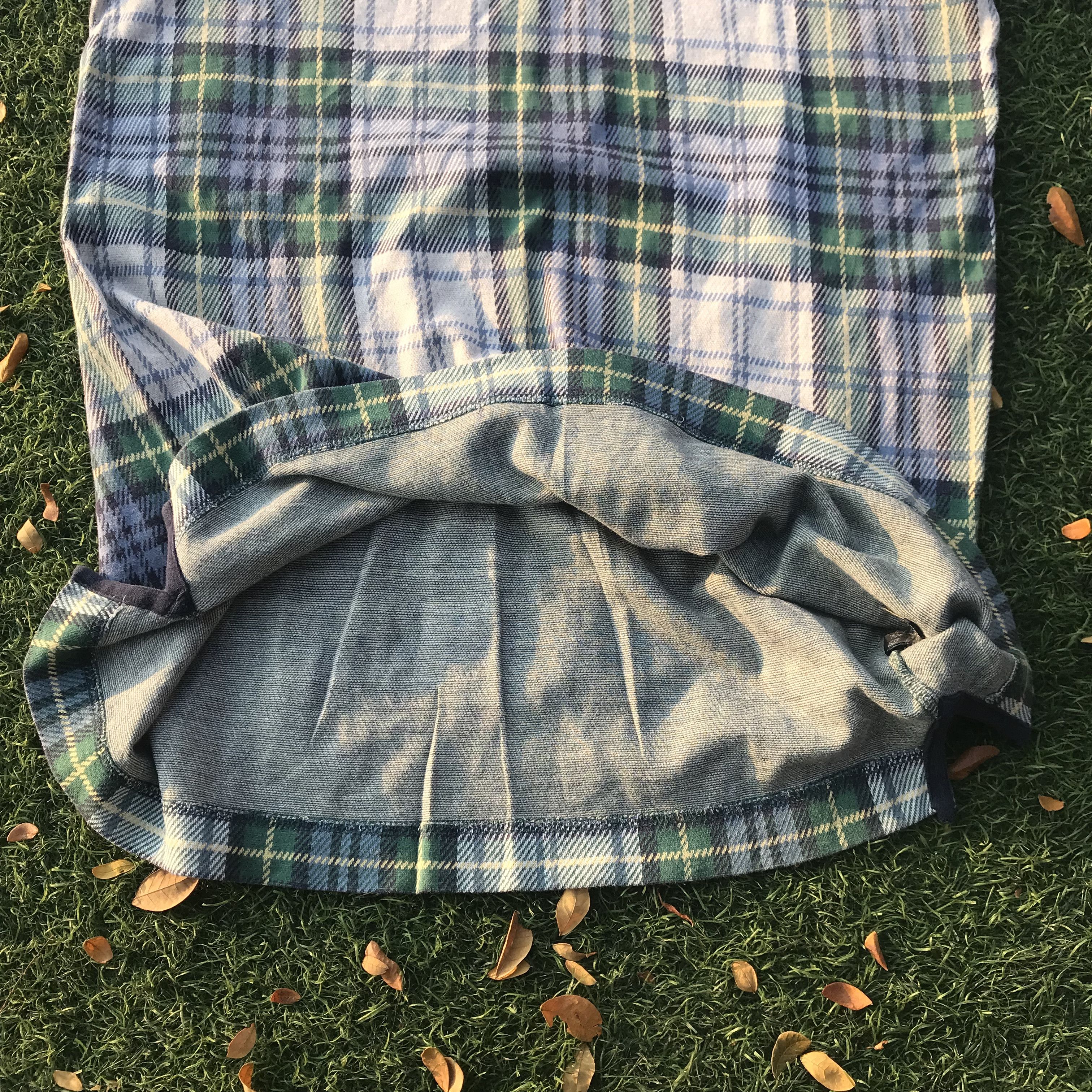 Nautica Vintage Nautica Green Plaid Tartan Polo Shirt Navy blue Size US M / EU 48-50 / 2 - 10 Thumbnail