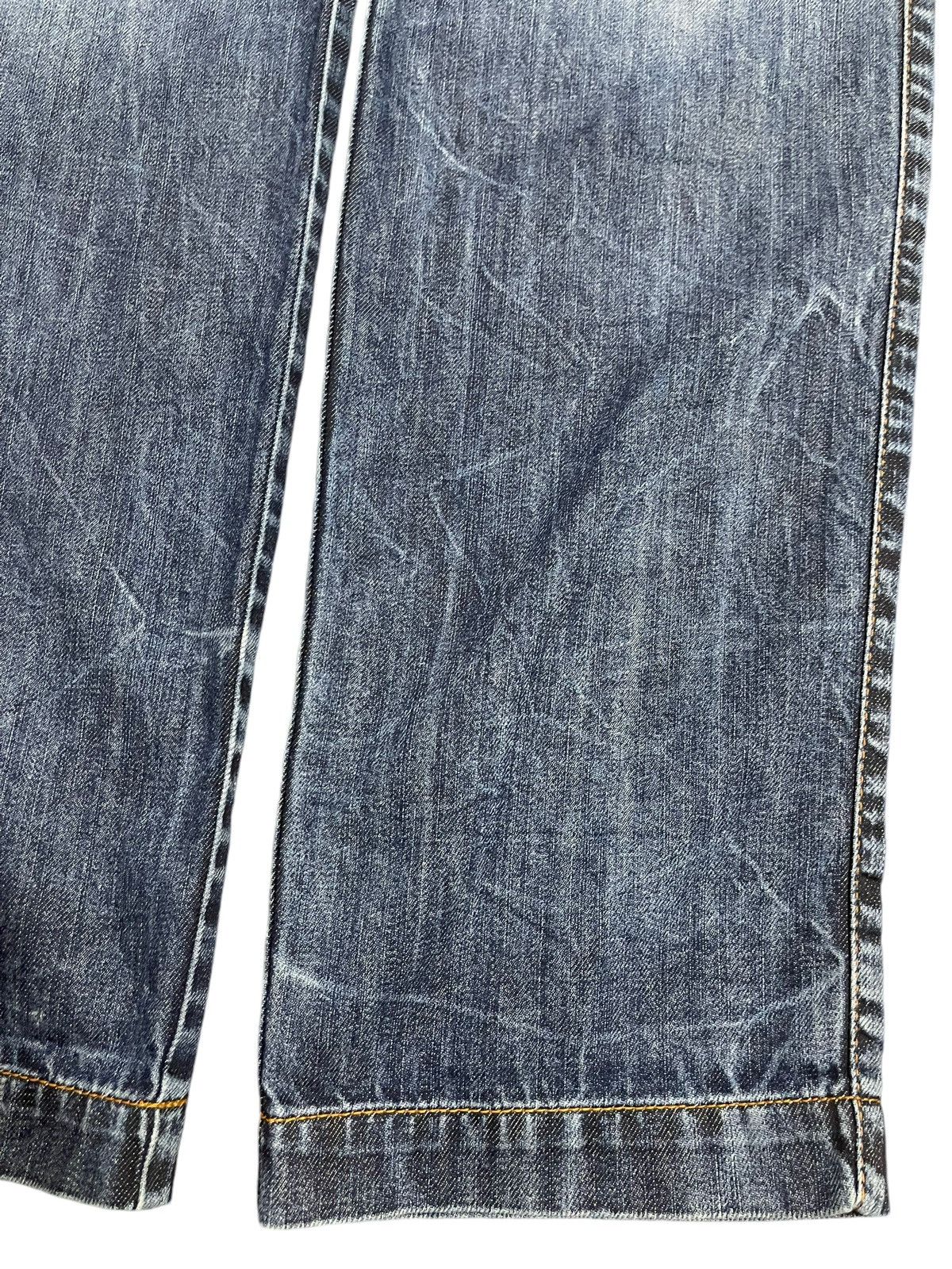 Dolce & Gabbana Vintage Dolce Gabbana Blue Faded Wash Distress Jeans Size US 35 - 7 Thumbnail