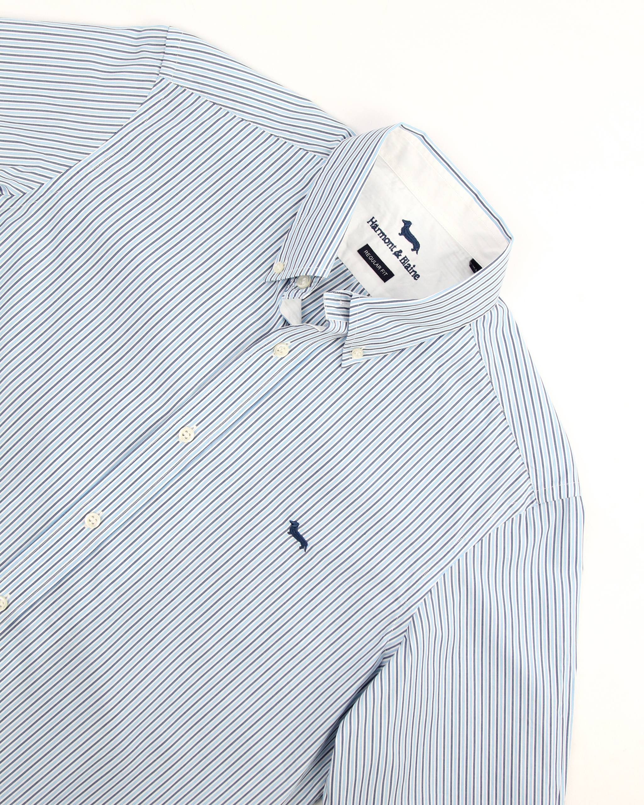 Harmont & Blaine HARMONT&BLAINE Striped shirt with logo Size US XL / EU 56 / 4 - 7 Thumbnail
