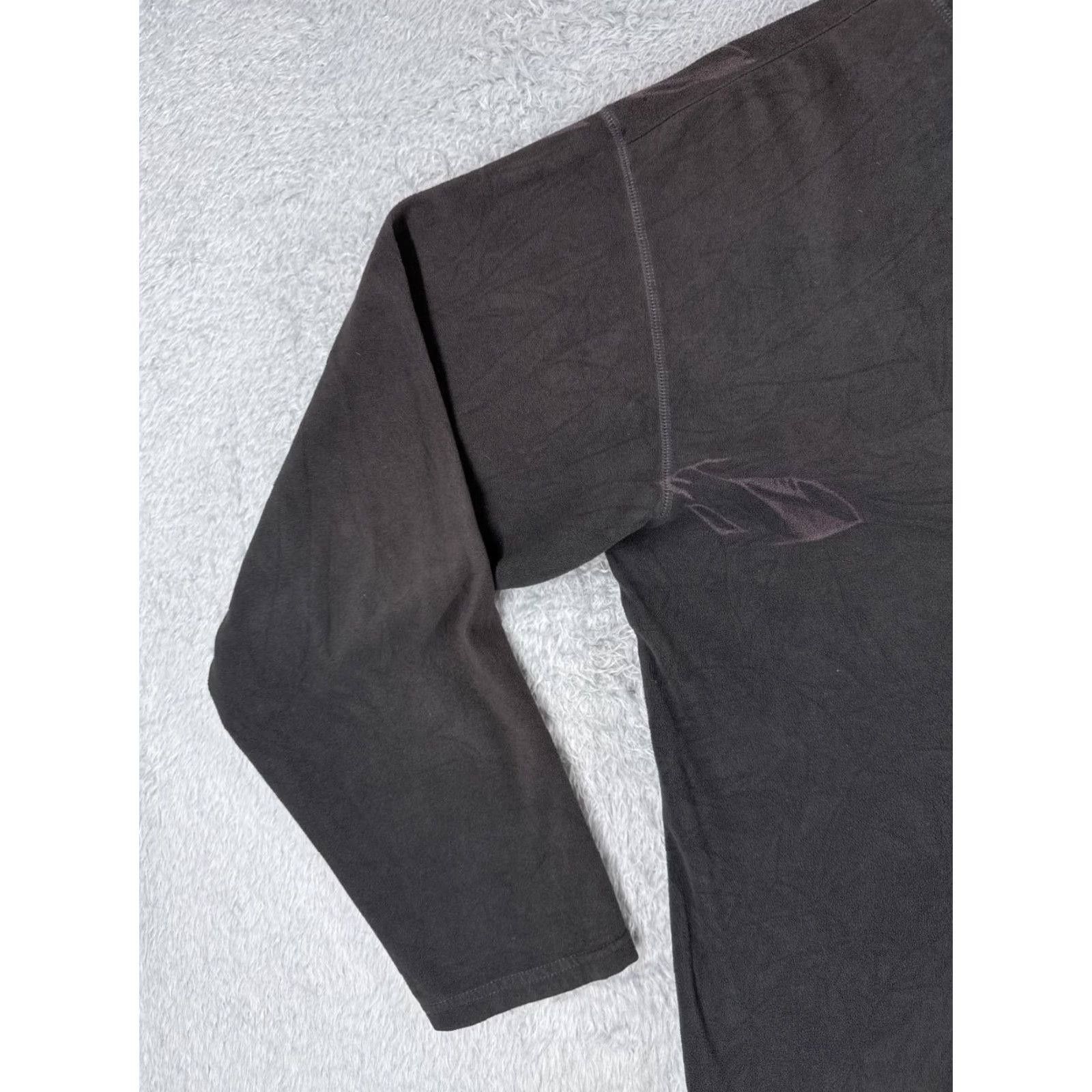 The North Face The North Face Sweater Men Large Black 1/4 Zip Mock Neck Polyester Read Size US L / EU 52-54 / 3 - 3 Thumbnail