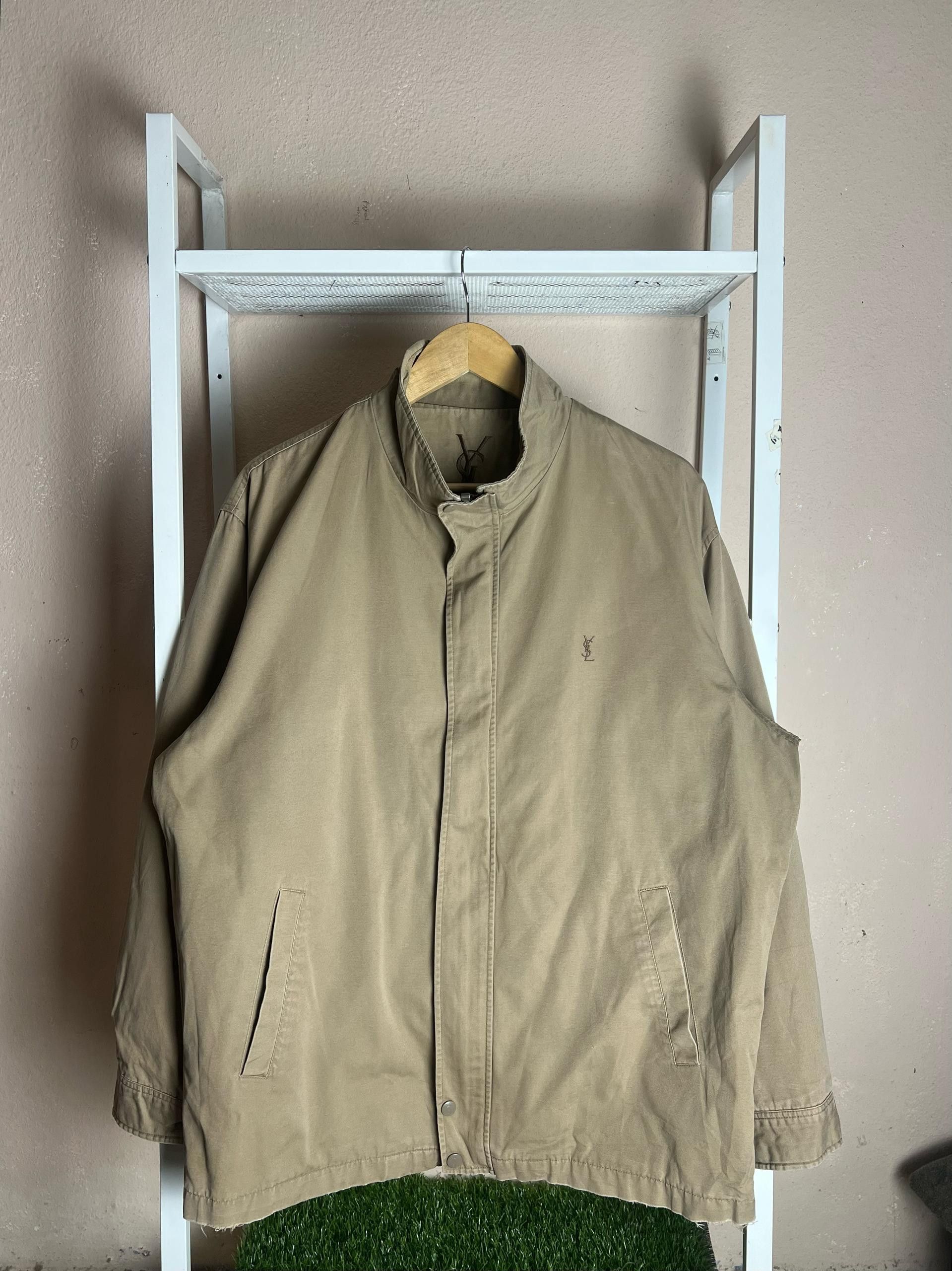 Vintage × Yves Saint Laurent Vintage Distressed Yves Saint Laurent Jacket Size US M / EU 48-50 / 2 - 1 Thumbnail