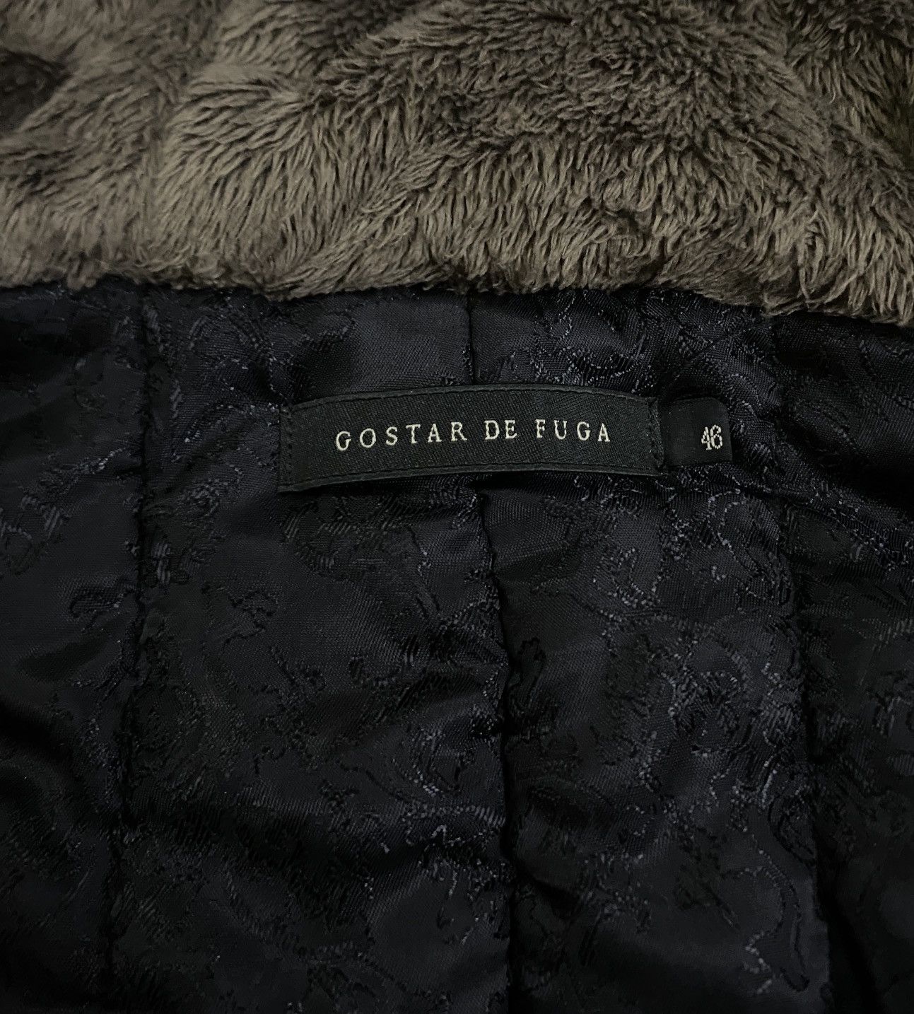 GOSTAR DE FUGA Very Rare Vintage Brand Gostar De Fuga Fur MA-1 Jacket 2000s Size US M / EU 48-50 / 2 - 9 Thumbnail