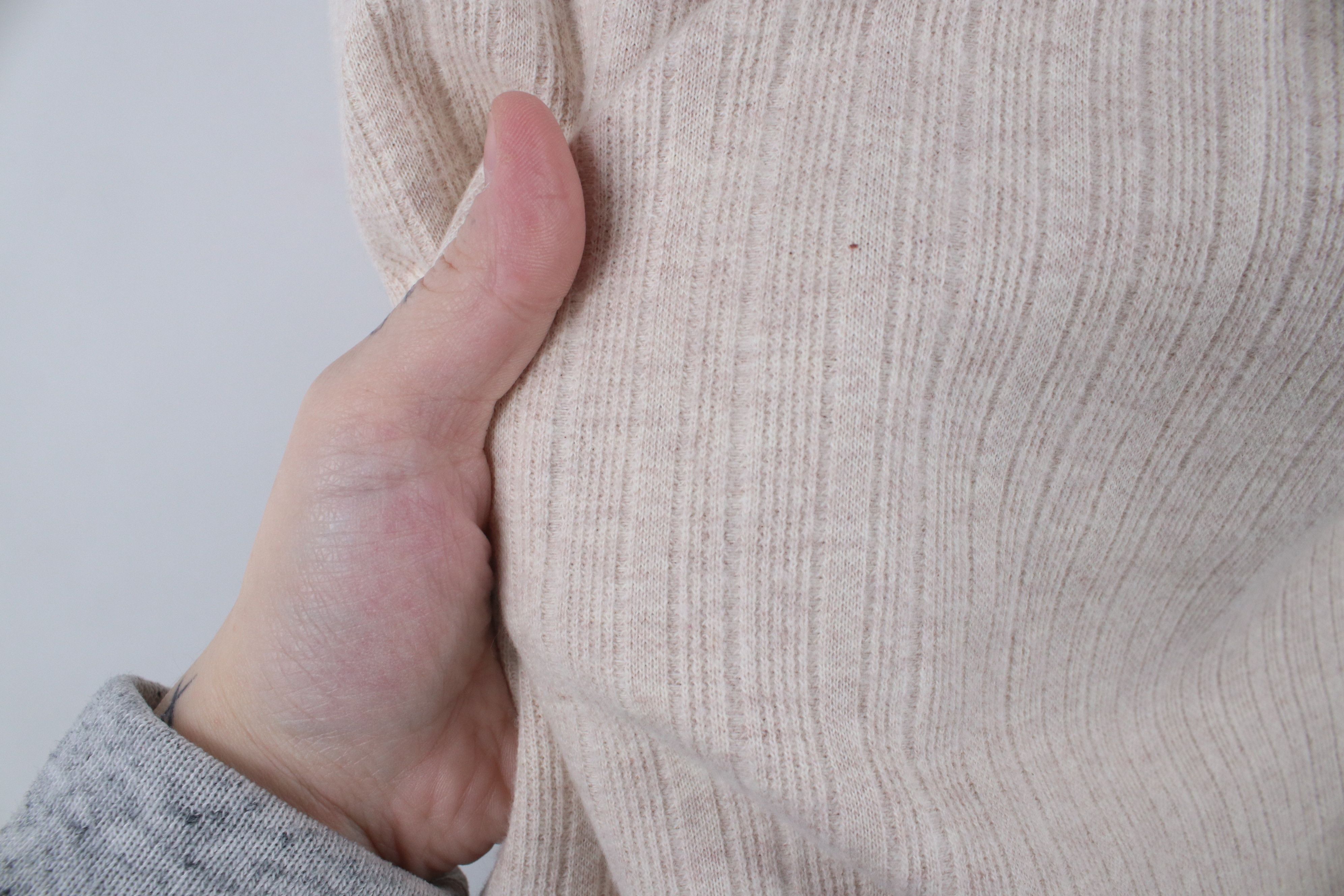 Express × Vintage Vintage 90s Express Striped Ribbed Knit Long Sleeve T-Shirt Size L / US 10 / IT 46 - 5 Thumbnail