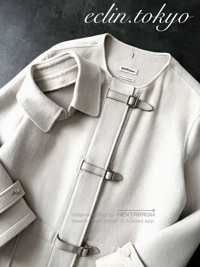 Hermes Hermes Detachable cashmere coat Size M / US 6-8 / IT 42-44 - 4 Thumbnail