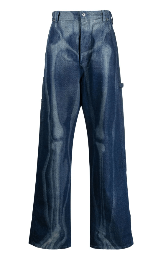 Off-White BNWT AW23 OFF-WHITE BODY SCAN DENIM JEANS 34 Size US 34 / EU 50 - 1 Thumbnail