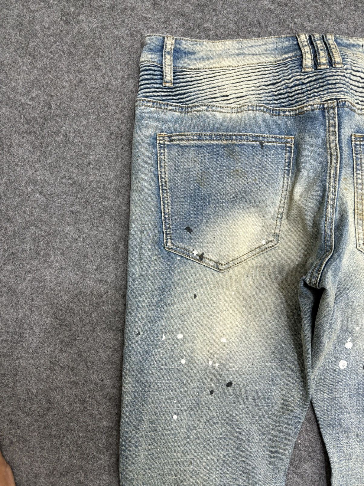 Other 💥Insane Biker Style💥Damati Biker Paint Splatter Pant F501 Size US 34 / EU 50 - 14 Thumbnail