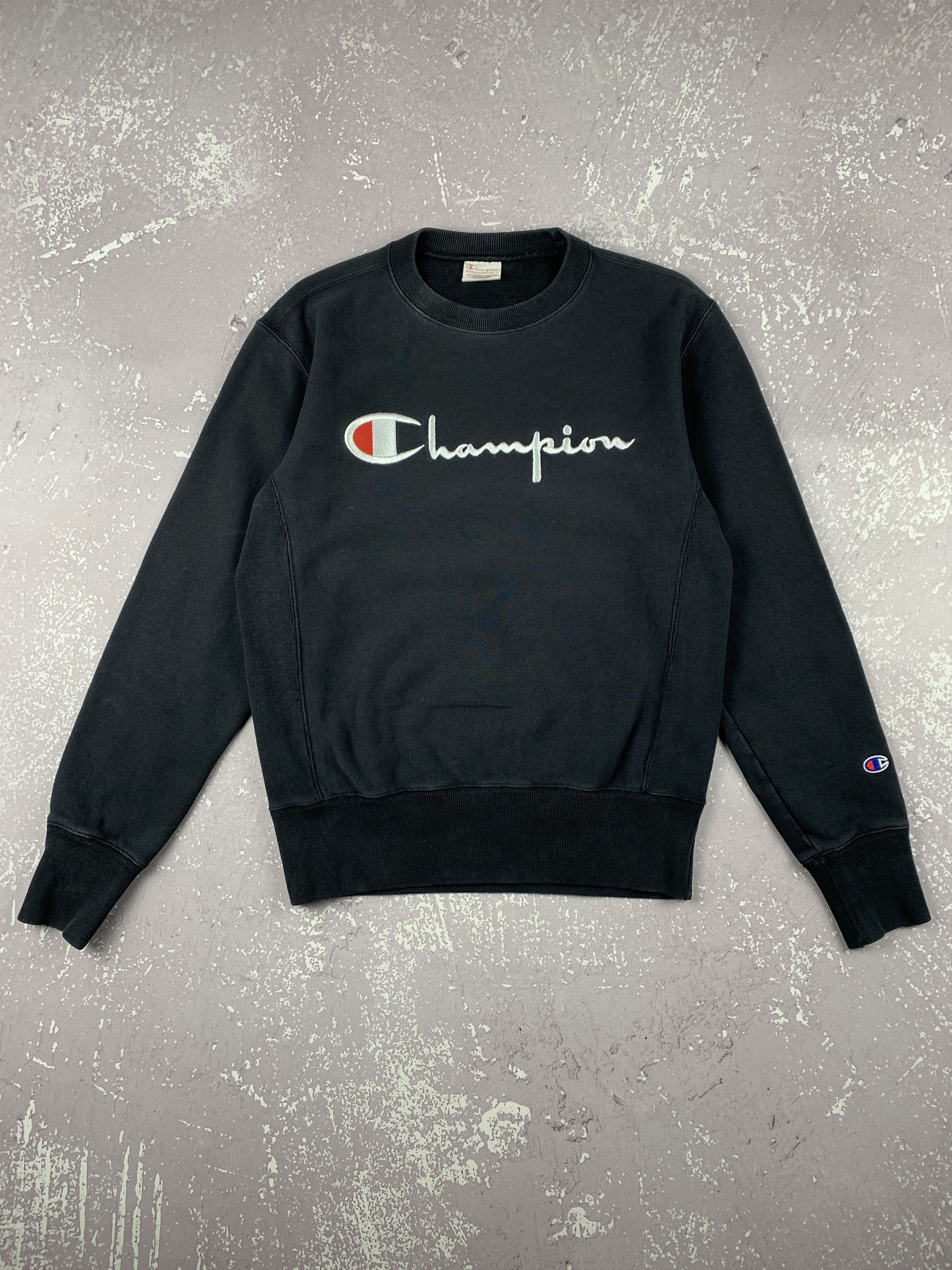 Champion × Vintage 90s Champion Reverse Weave Emboroidered Logo Sweatshirt Size US M / EU 48-50 / 2 - 1 Thumbnail