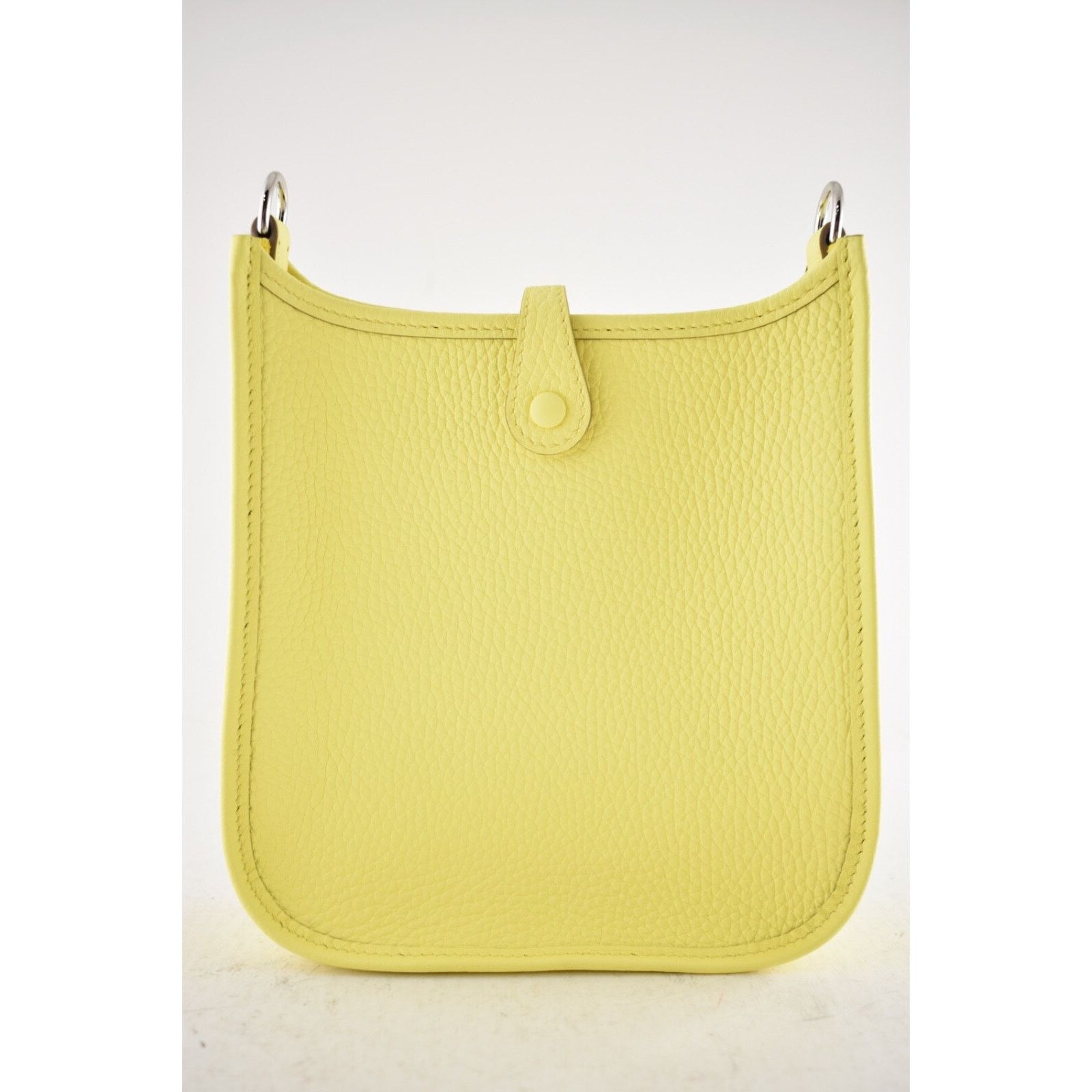 Hermes Hermes Mini Limoncello Yellow Leather Crossbody Shoulder Bag Size ONE SIZE - 11 Thumbnail