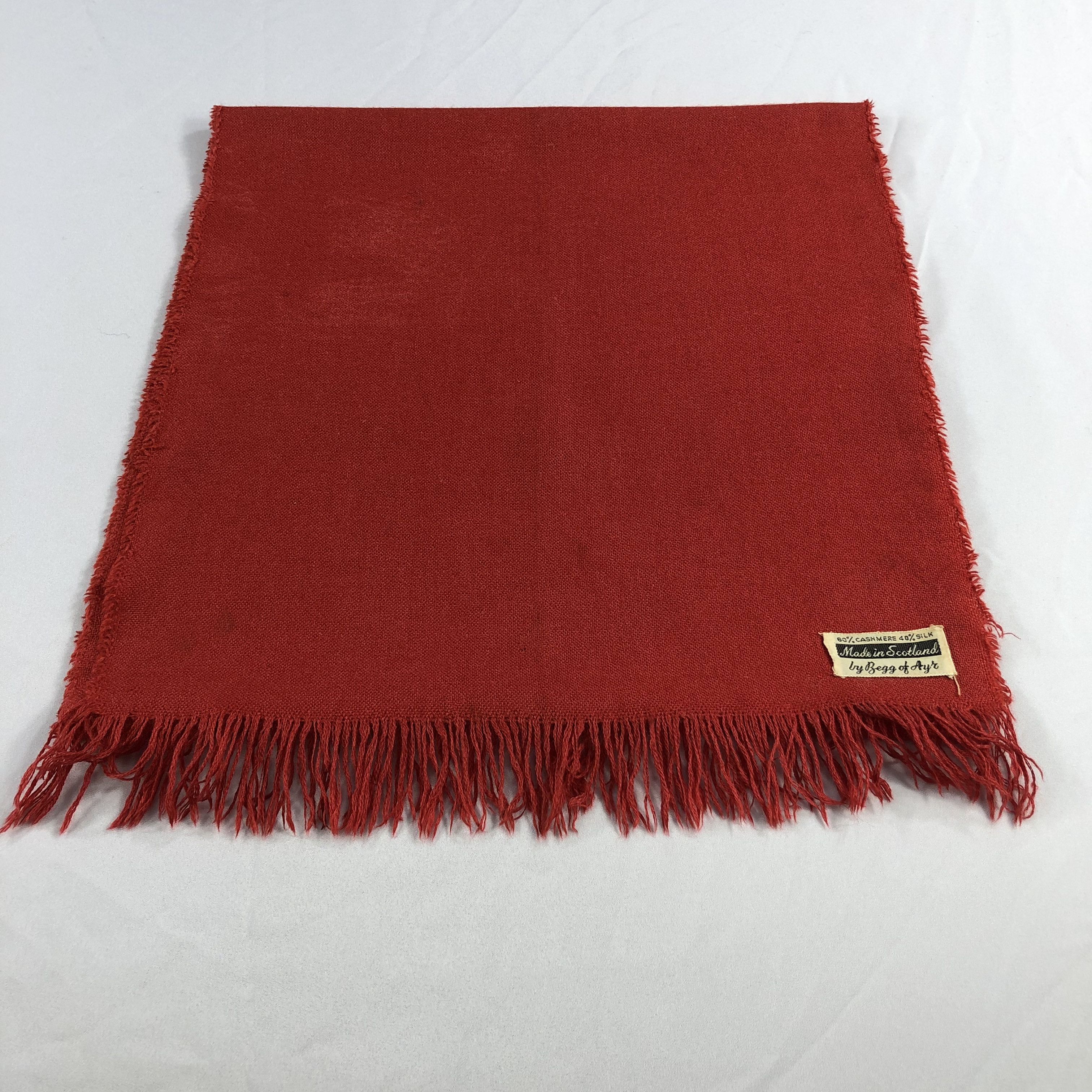Begg x Co Begg of Ayr Cashmere Silk Scarf Muffler V1017 Size ONE SIZE - 2 Thumbnail
