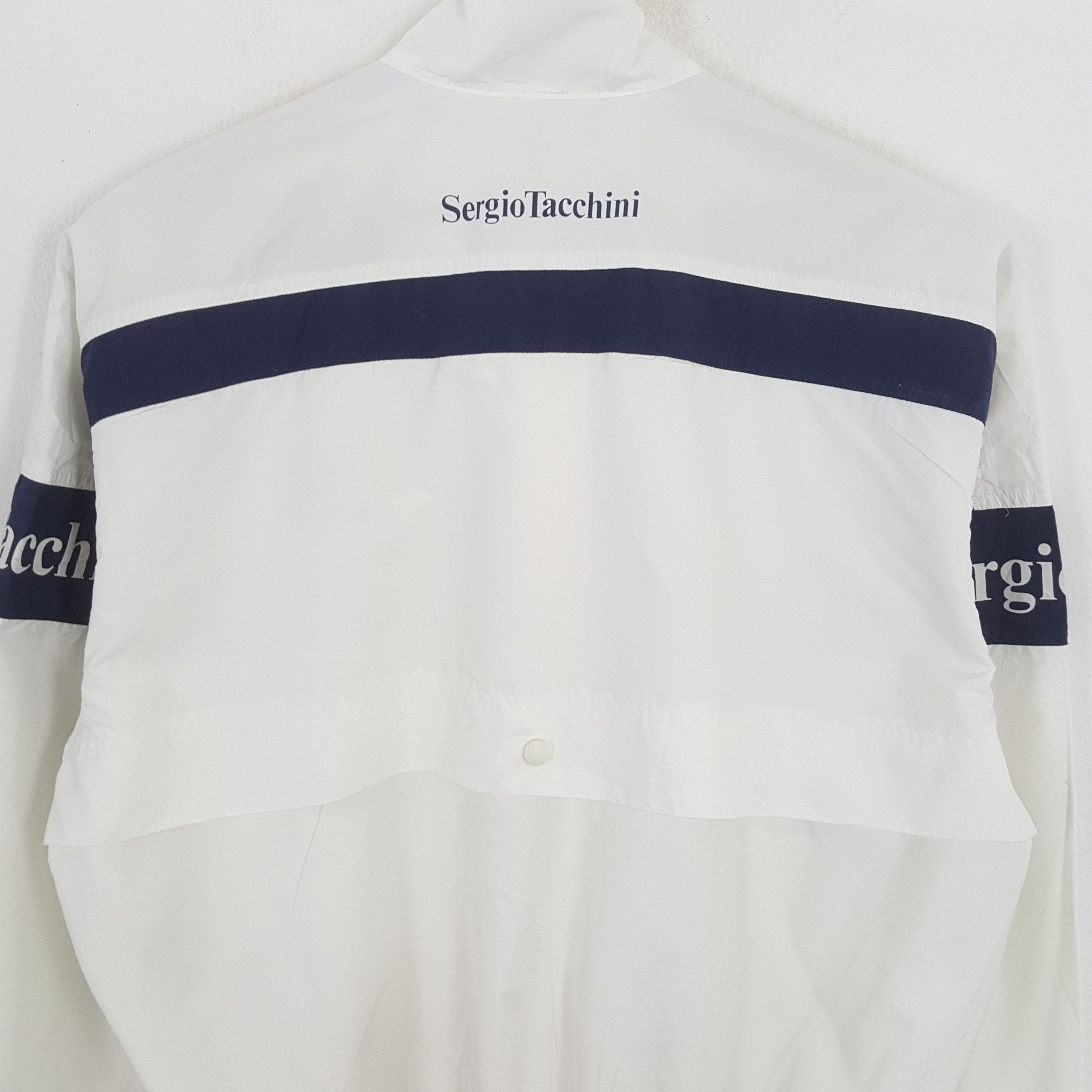 Sergio Tacchini × Vintage SERGIO TACCHINI Logo Design Sportswear Style Jacket Size US XL / EU 56 / 4 - 4 Thumbnail