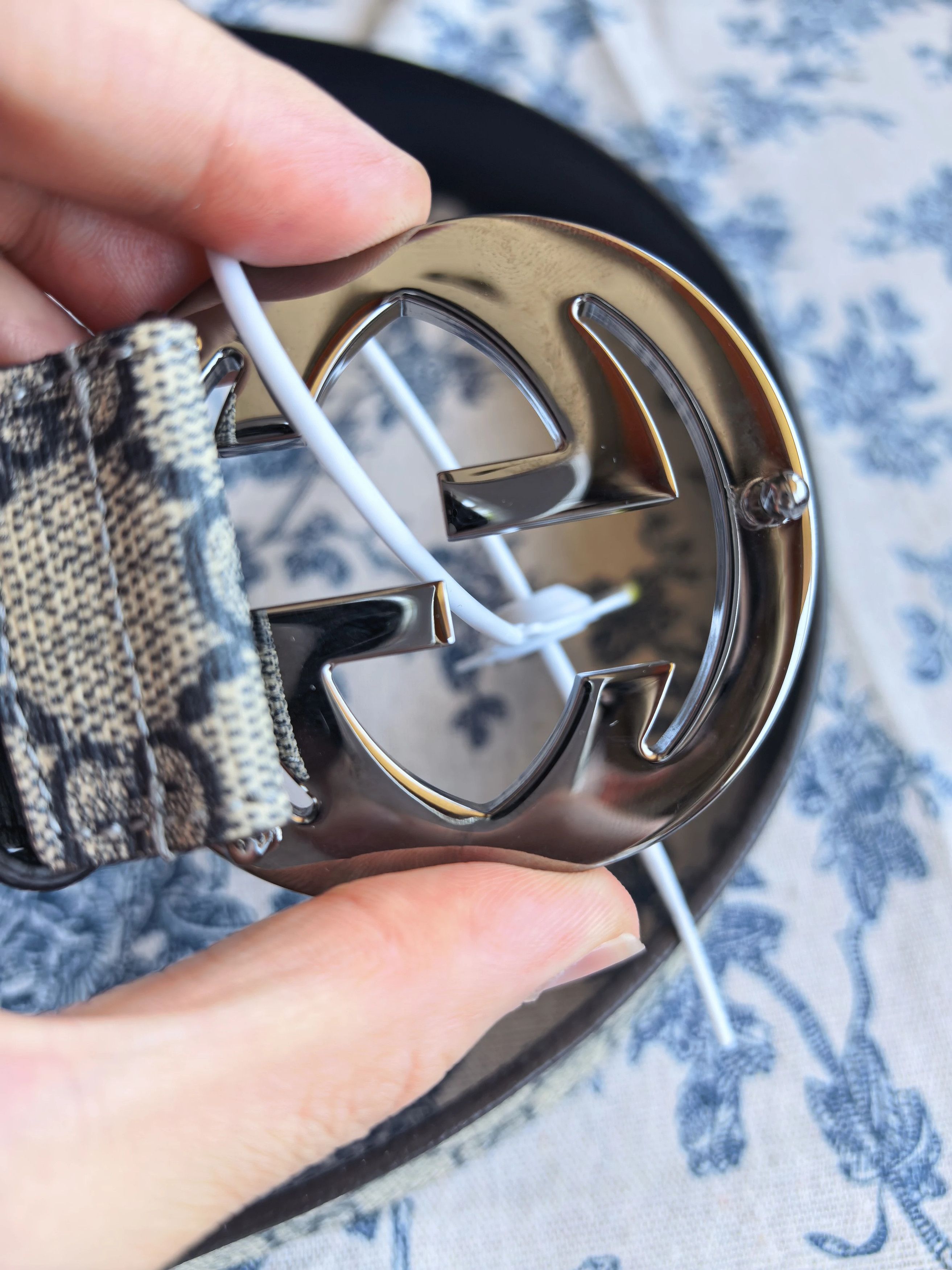 Gucci Gucci Classic GG Monogram Belt Near Mint Size 100 Size ONE SIZE - 3 Thumbnail