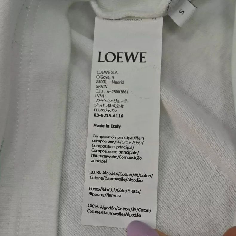 Loewe loewe white short sleeves 2504-Nextarrow Size US S / EU 44-46 / 1 - 6 Thumbnail