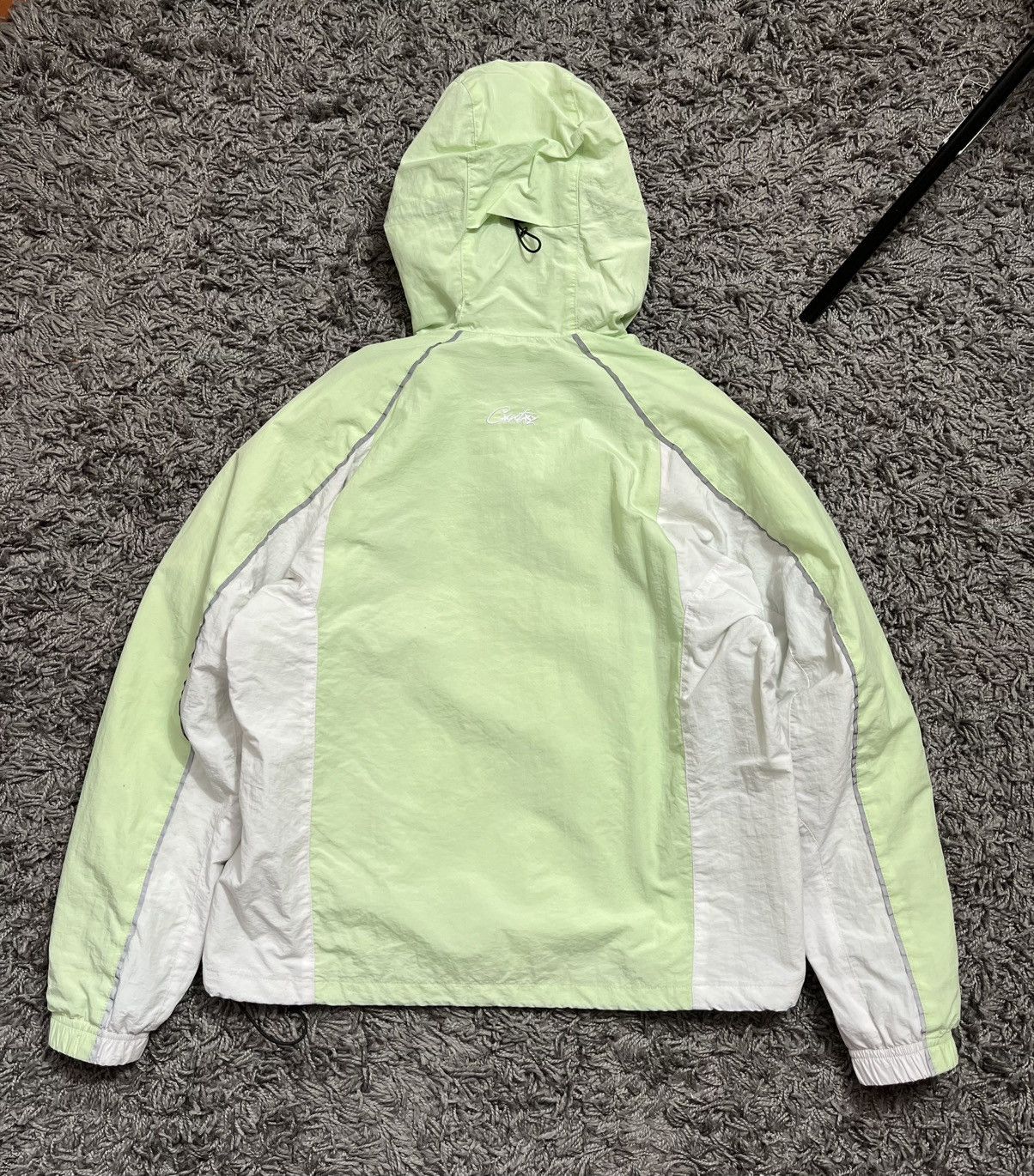 CORTEIZ SPRING NYLON GORPCORE JACKET MINT COLOR SIZE S