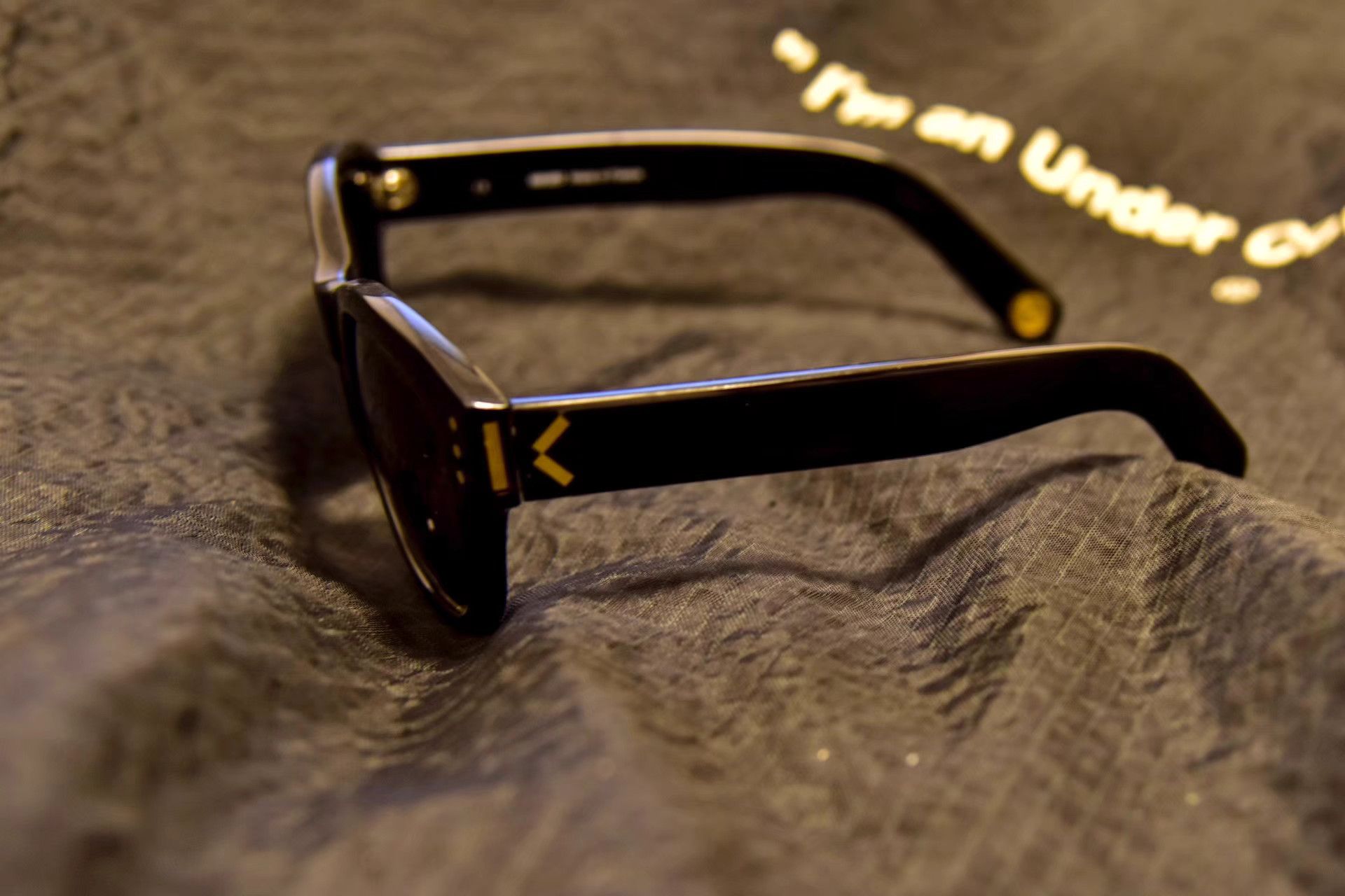 Kenzo Kenzo Black Acetate Sunglasses K3 Size ONE SIZE - 2 Thumbnail