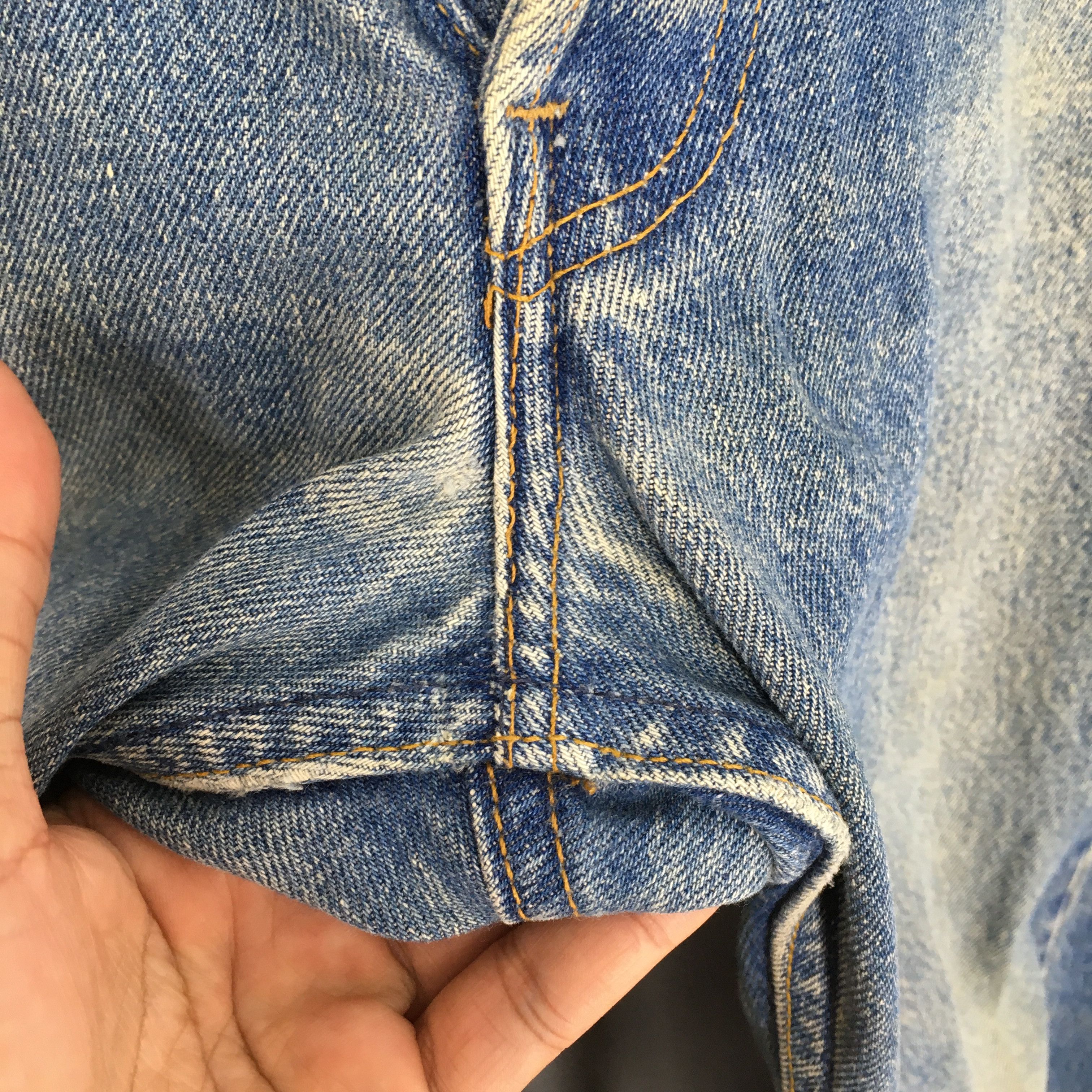 Size 34x34.5 Vintage Levi's 501XX Blue Stone Washed Jeans
