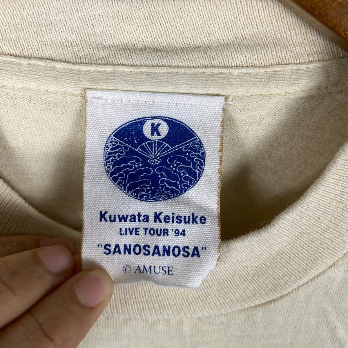 Band Tees × Vintage Vintage KUWATA KEISUKE Live Tour 1994 Sanosanosa Tee Shirt Size US L / EU 52-54 / 3 - 6 Thumbnail