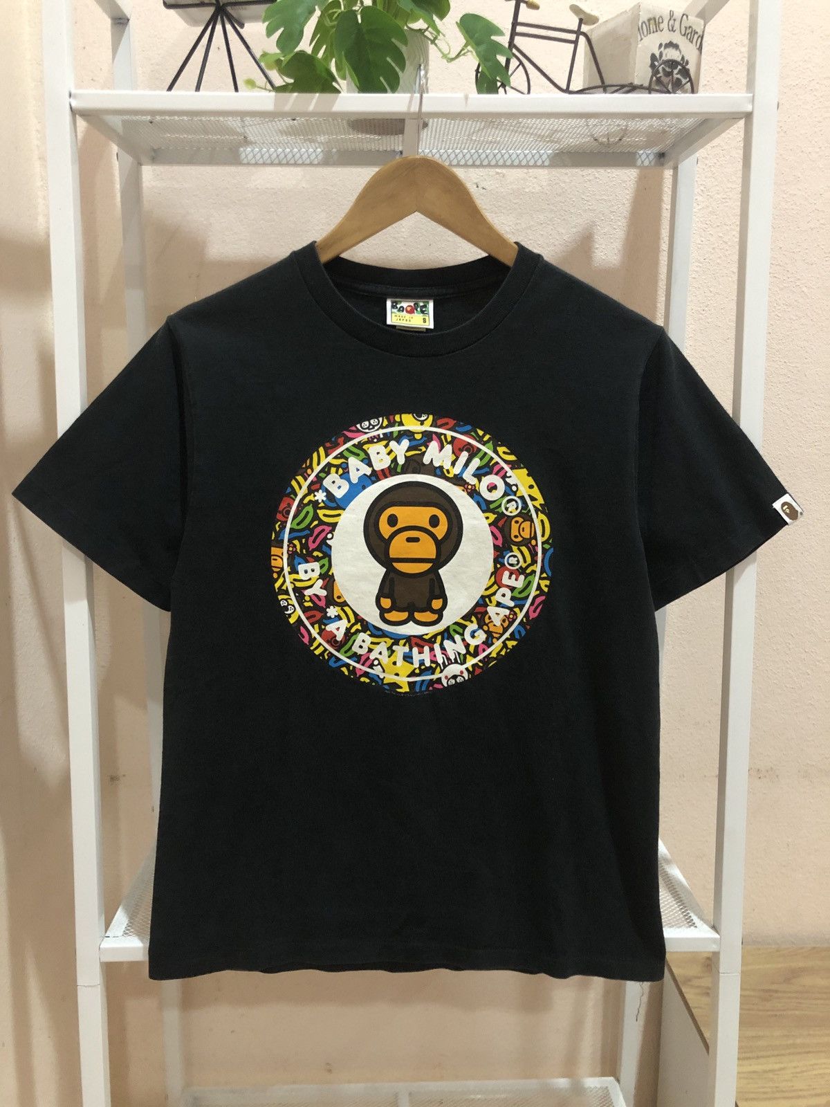 Bape Baby Milo All Safari Banana Circle Tee Size US S / EU 44-46 / 1 - 1 Thumbnail