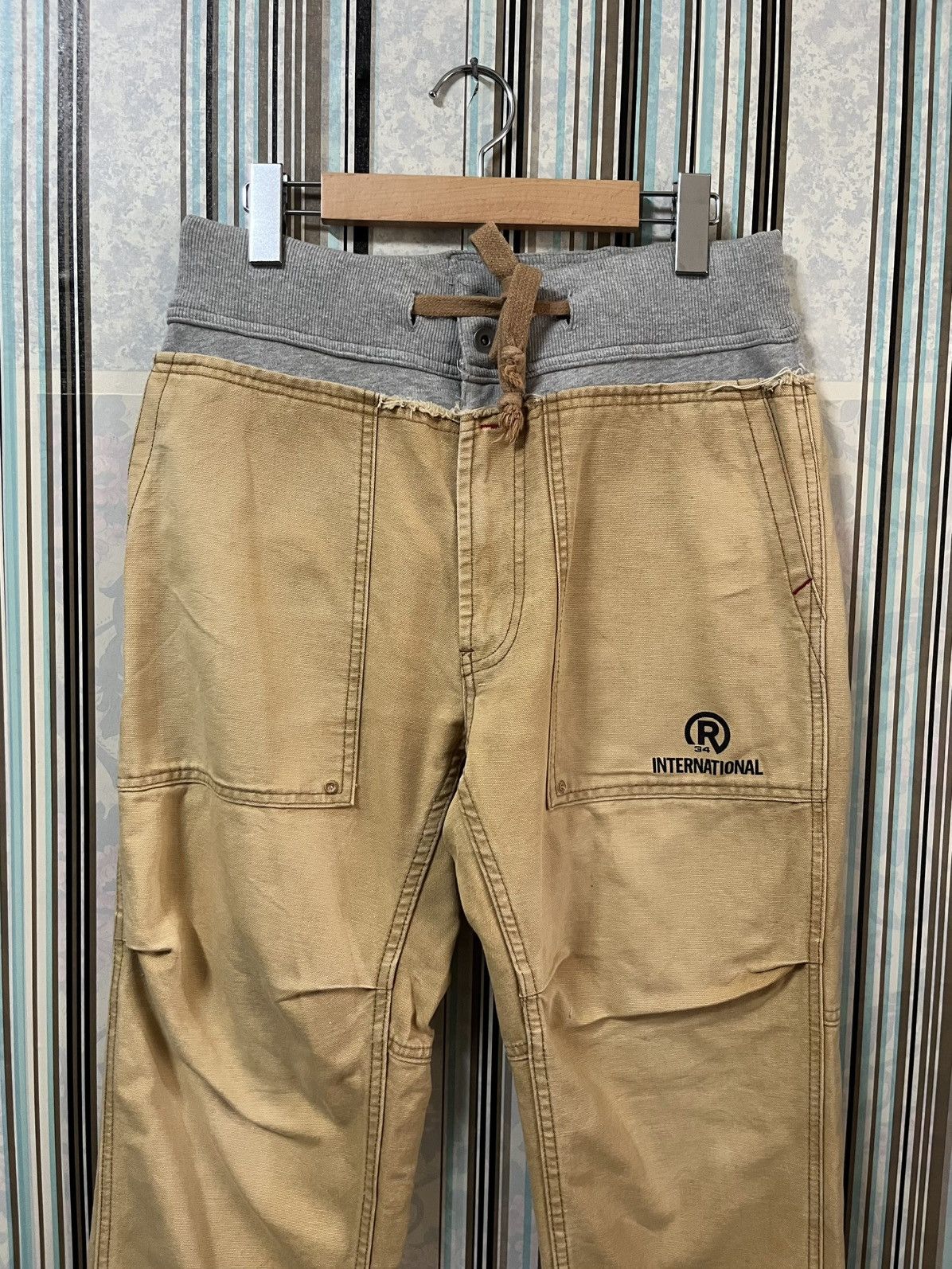 Japanese Brand 1990s RealBVoice international baker pants #I Size US 32 / EU 48 - 3 Thumbnail