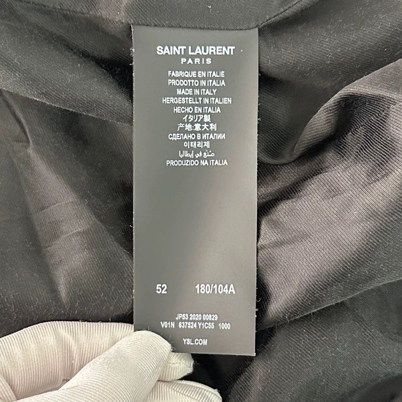 Yves Saint Laurent Saint Laurent Coconut Silk Dark Jacket 2502-Nextarrow Size US L / EU 52-54 / 3 - 5 Thumbnail