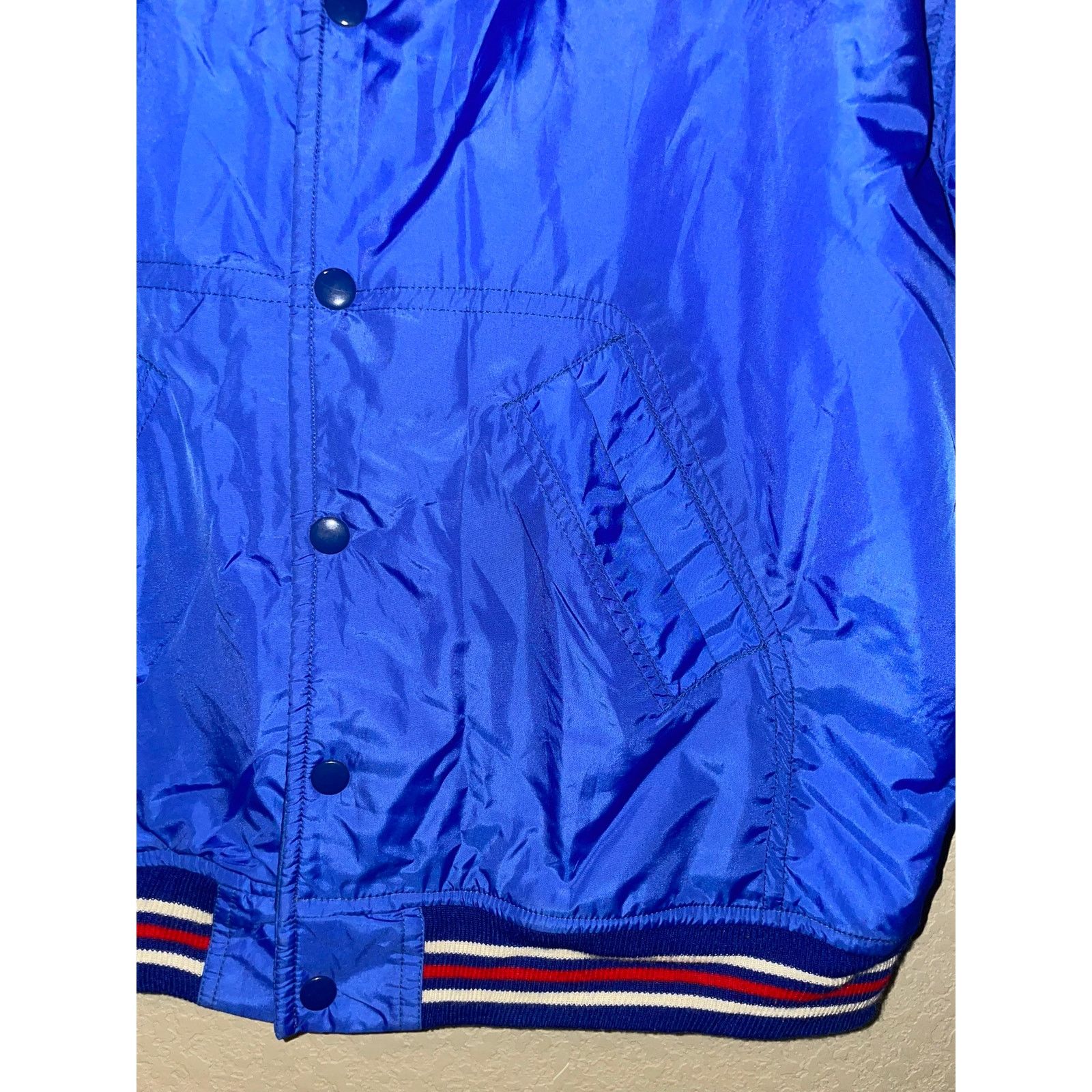 Vintage Vintage Guerrero Bomber Jacket Native American Blue 80s XL Size US XL / EU 56 / 4 - 5 Thumbnail