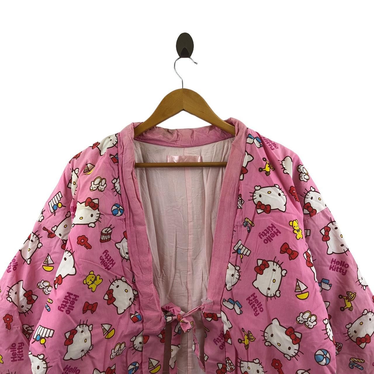 Other HELLO KITTY JAPAN Over Print Pink Robe Kimono Pyjamas Size M / US 6-8 / IT 42-44 - 3 Thumbnail