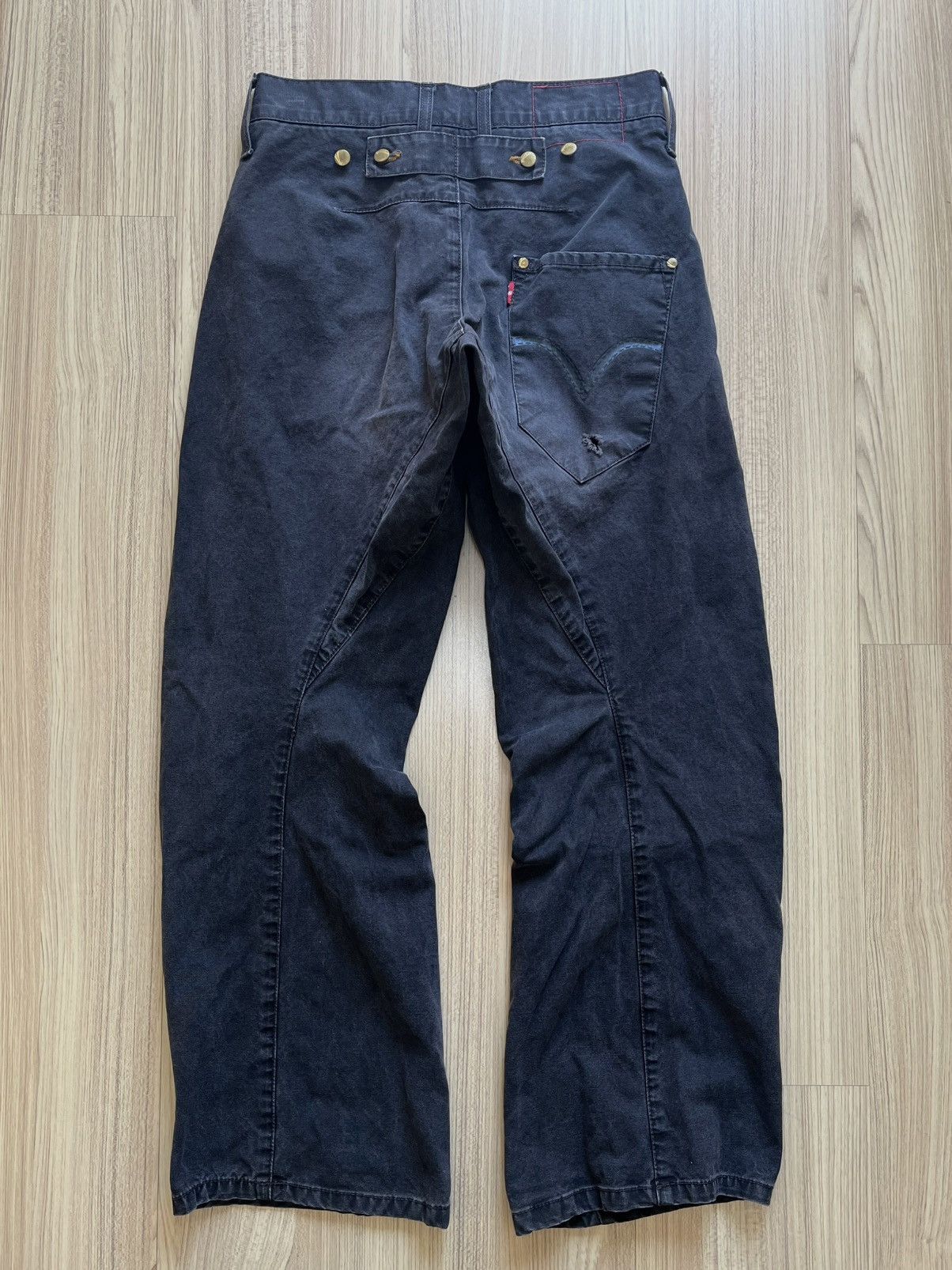 Levi's Levi’s Engineer Faded Black Jeans Size US 28 / EU 44 - 1 Thumbnail