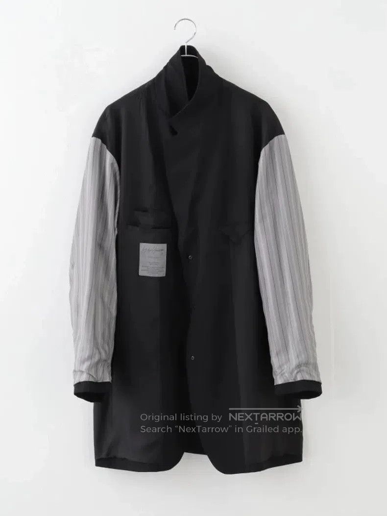 Yohji Yamamoto Yohji Yamamoto size 3 24-inch striped sleeve off-the-should Size 38R - 5 Thumbnail