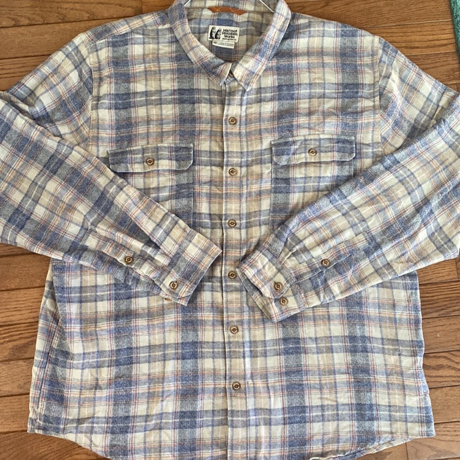 Marmot MARMOT $85 Men's Fairfax Heathered Midweight Flannel XXL EUC Size US XXL / EU 58 / 5 - 2 Thumbnail