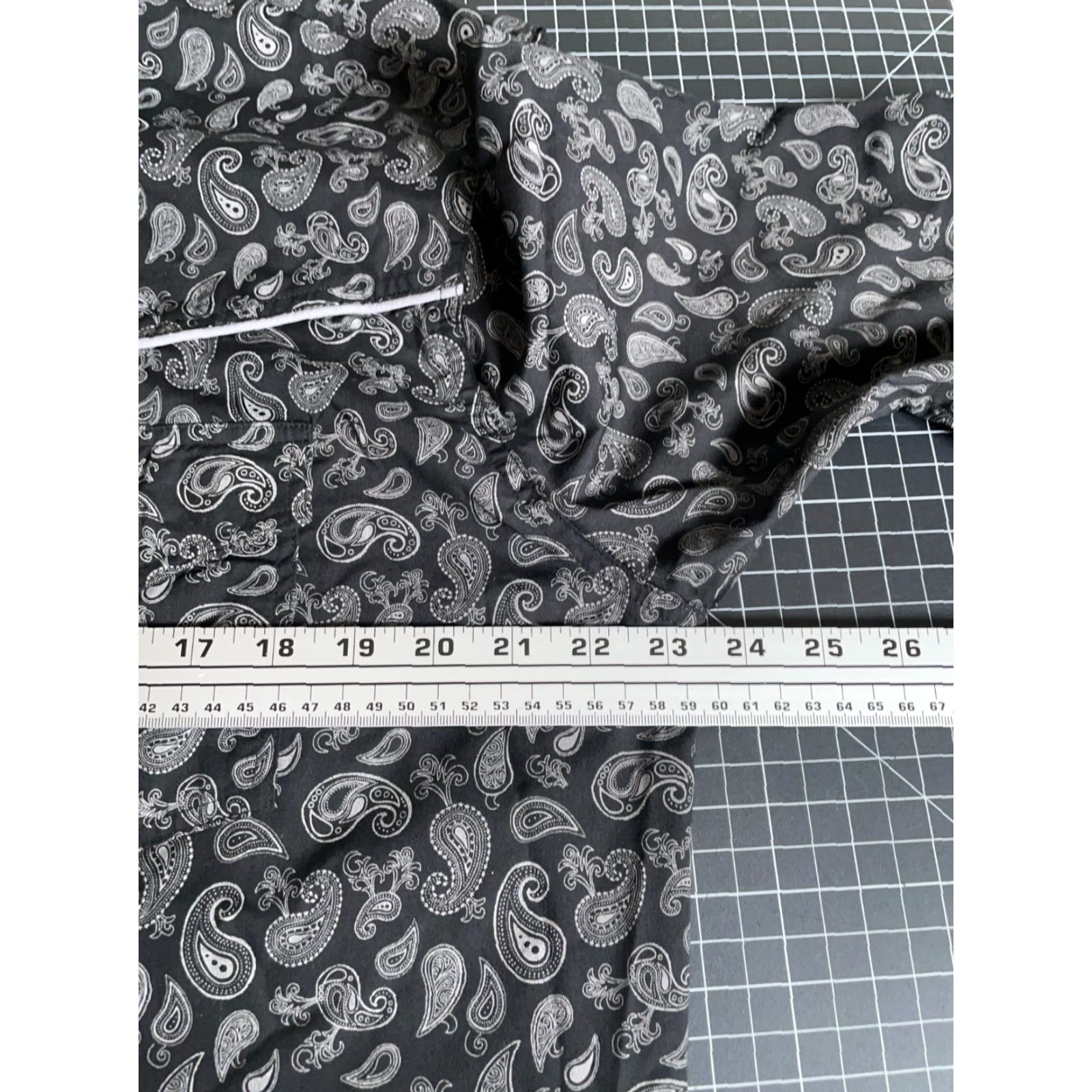 Vintage VINTAGE High Noon Western Shirt Mens Large Black Paisley Pearl Snap Cowboy Piping Size US L / EU 52-54 / 3 - 5 Thumbnail