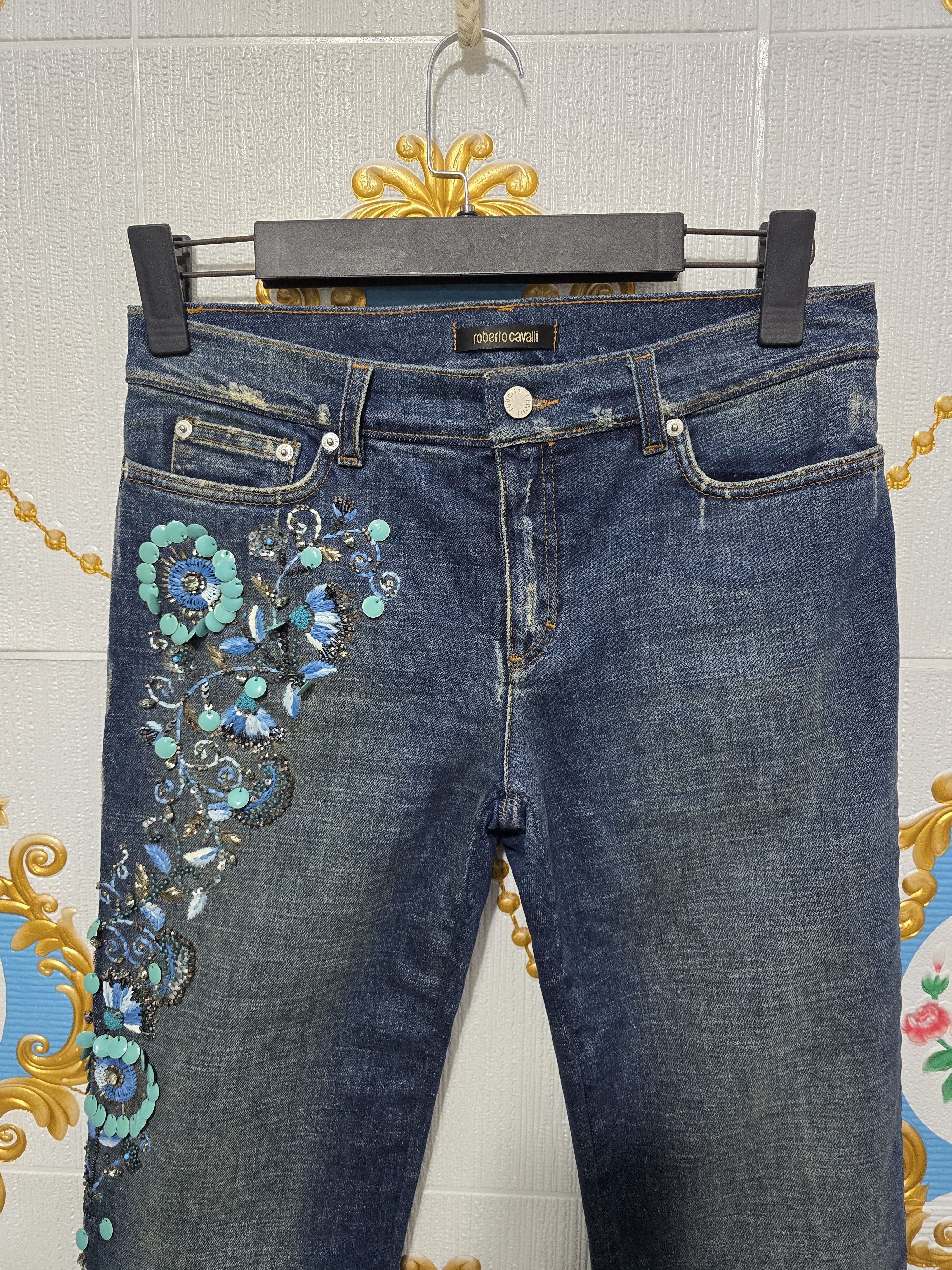 Roberto Cavalli × Vintage ROBERTO CAVALLI Rare VINTAGE 2000' women's Medium Size 30" / US 8 / IT 44 - 3 Thumbnail