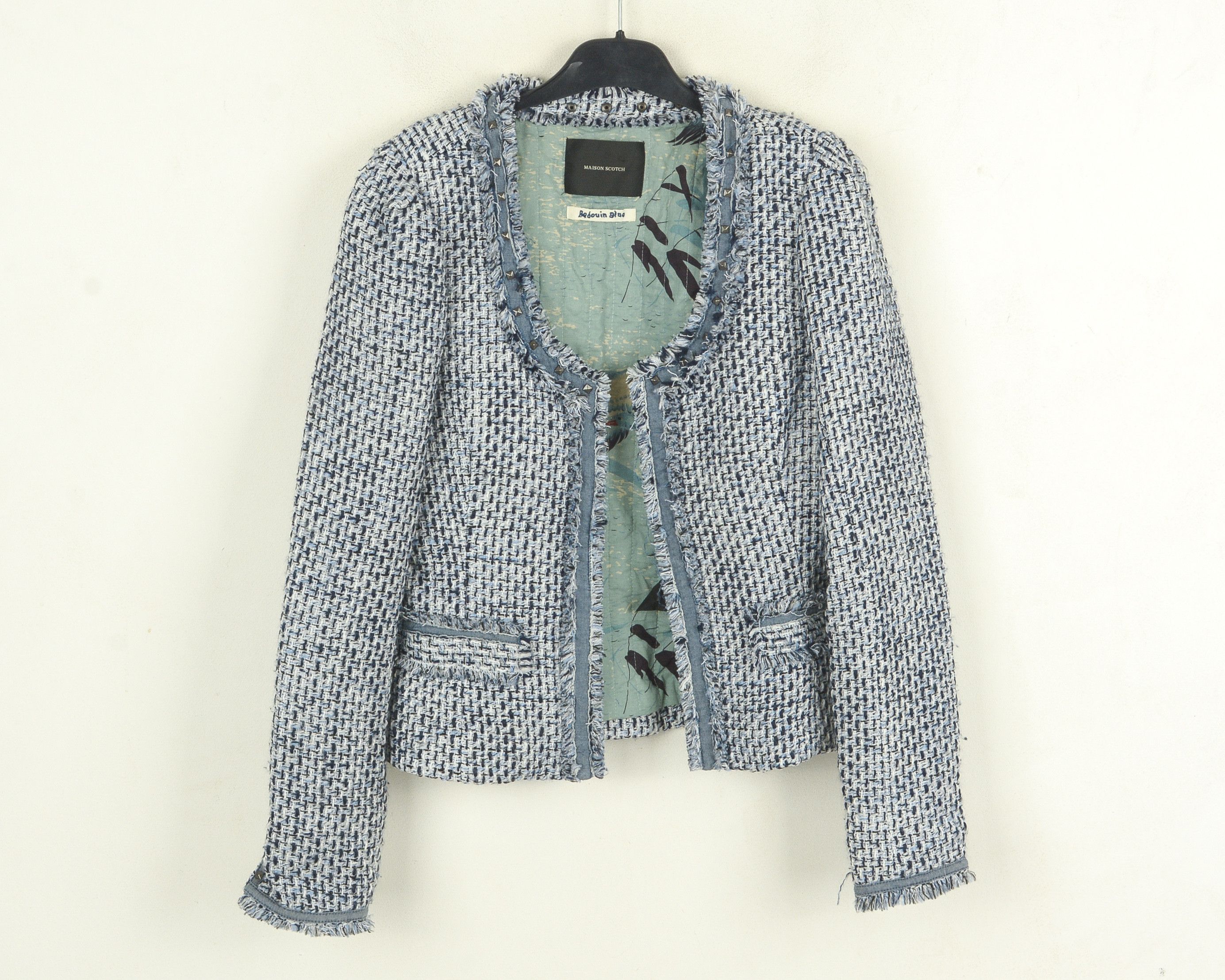 Maison Scotch Bedouin M Size 2 Blazer Jacket Suit Square Neck Coat Size M / US 6-8 / IT 42-44 - 1 Thumbnail