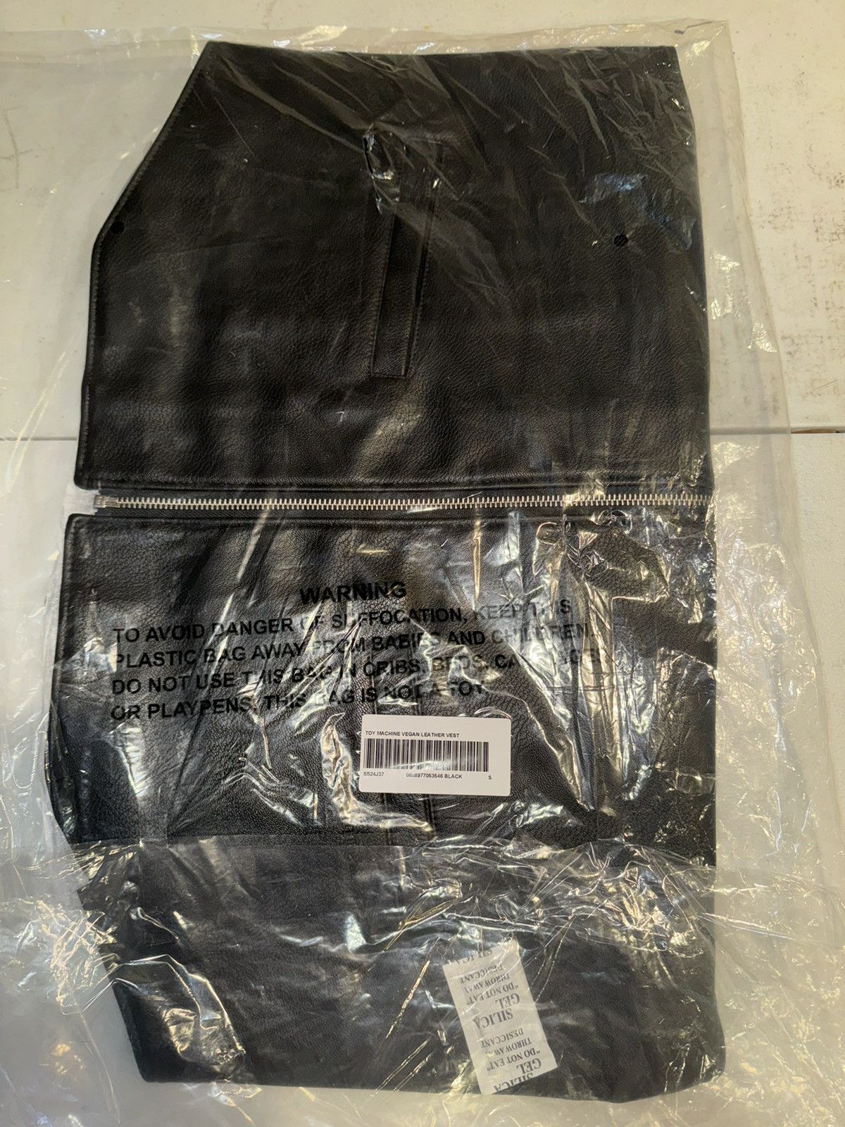 Supreme Supreme Toy Machine Faux Leather Vest | Grailed