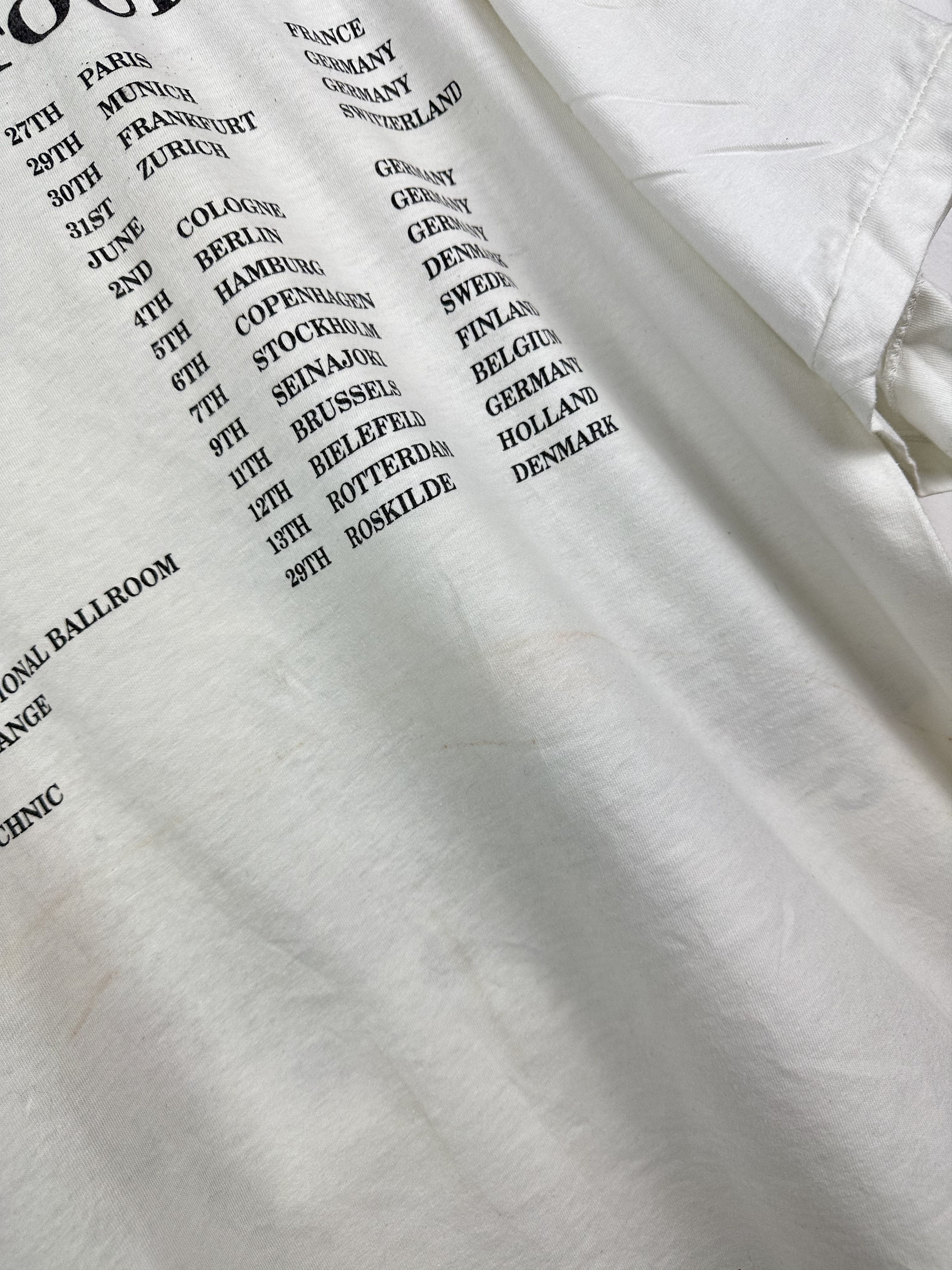 Band Tees × Vintage Vintage 1991 EMF Schubert Dip Tour Shirt Band Tee Rare Size US XL / EU 56 / 4 - 16 Thumbnail