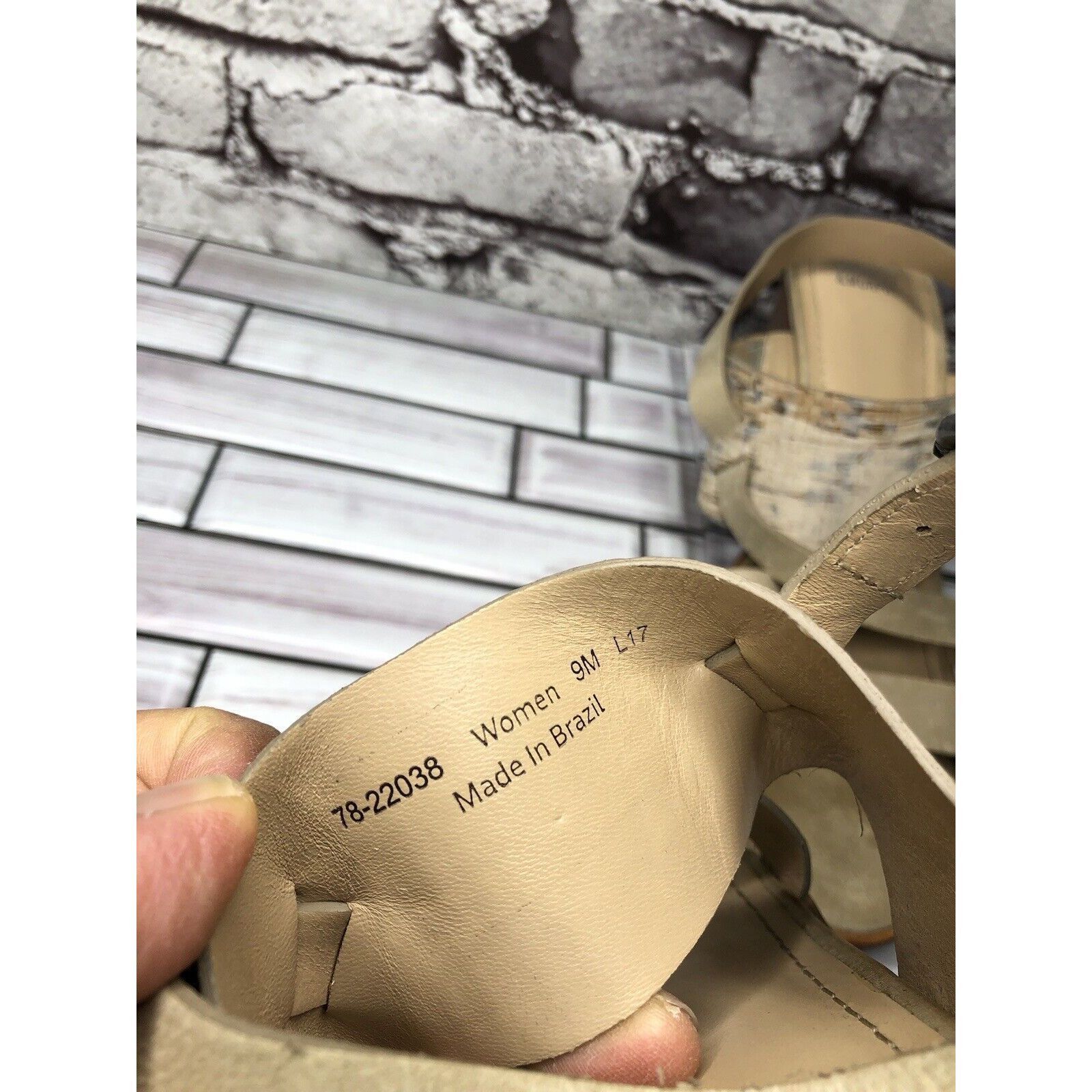 Johnston & Murphy Johnston & Murphy Kayla Taupe Leather Heel Strappy Sandals W Size US 9 / IT 39 - 9 Thumbnail