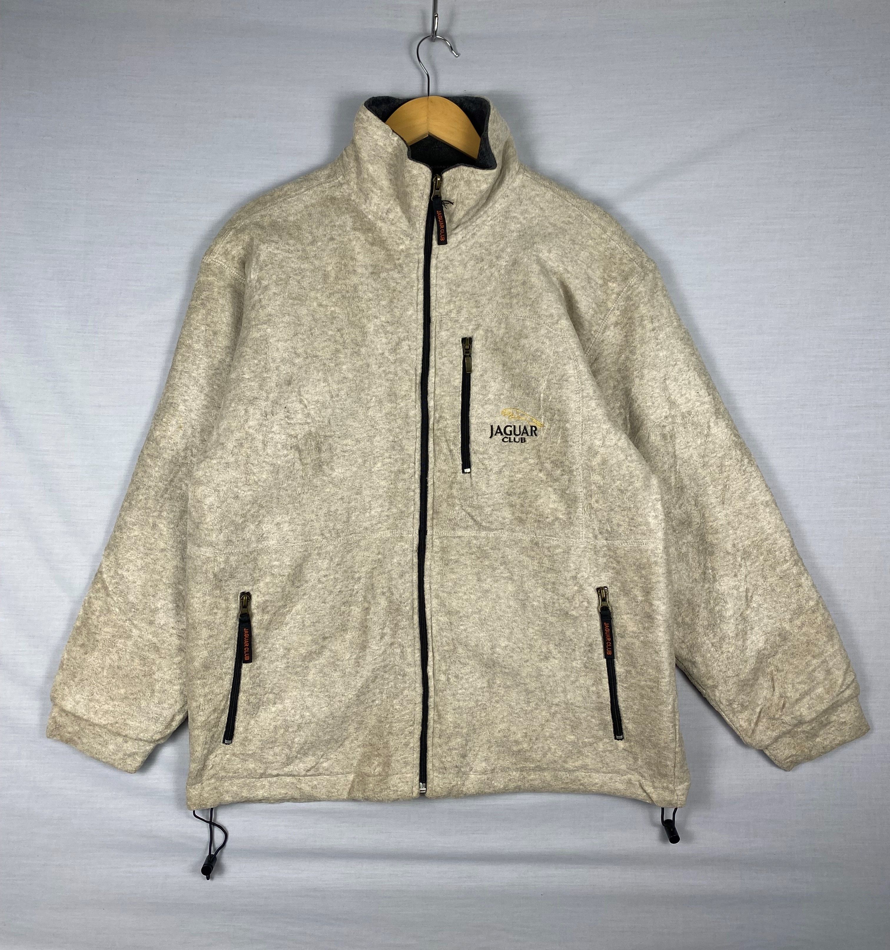 Vintage Jaguar Club Zip Up Helix Fleece Jacket